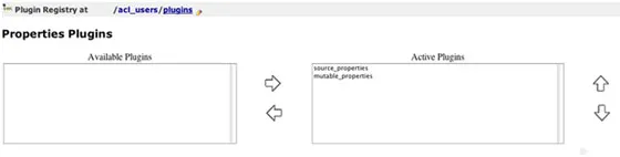 Authentication Plugin Order Configuration Screen