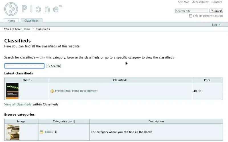 Sceenshot Classifieds 1.5b