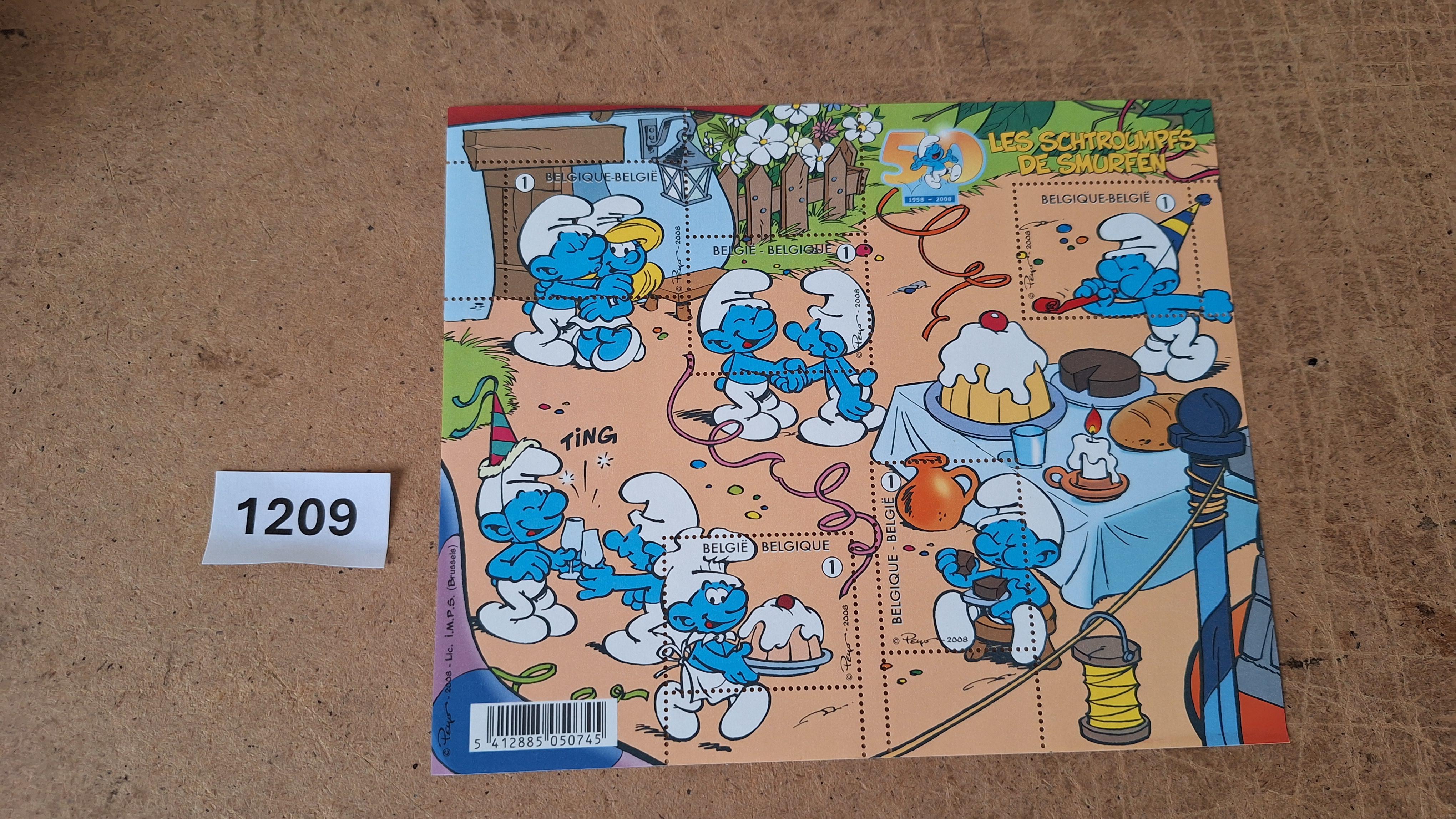 50 jaar De Smurfen (2008): Eén souvenirvel – kavel bij Goeiendeal