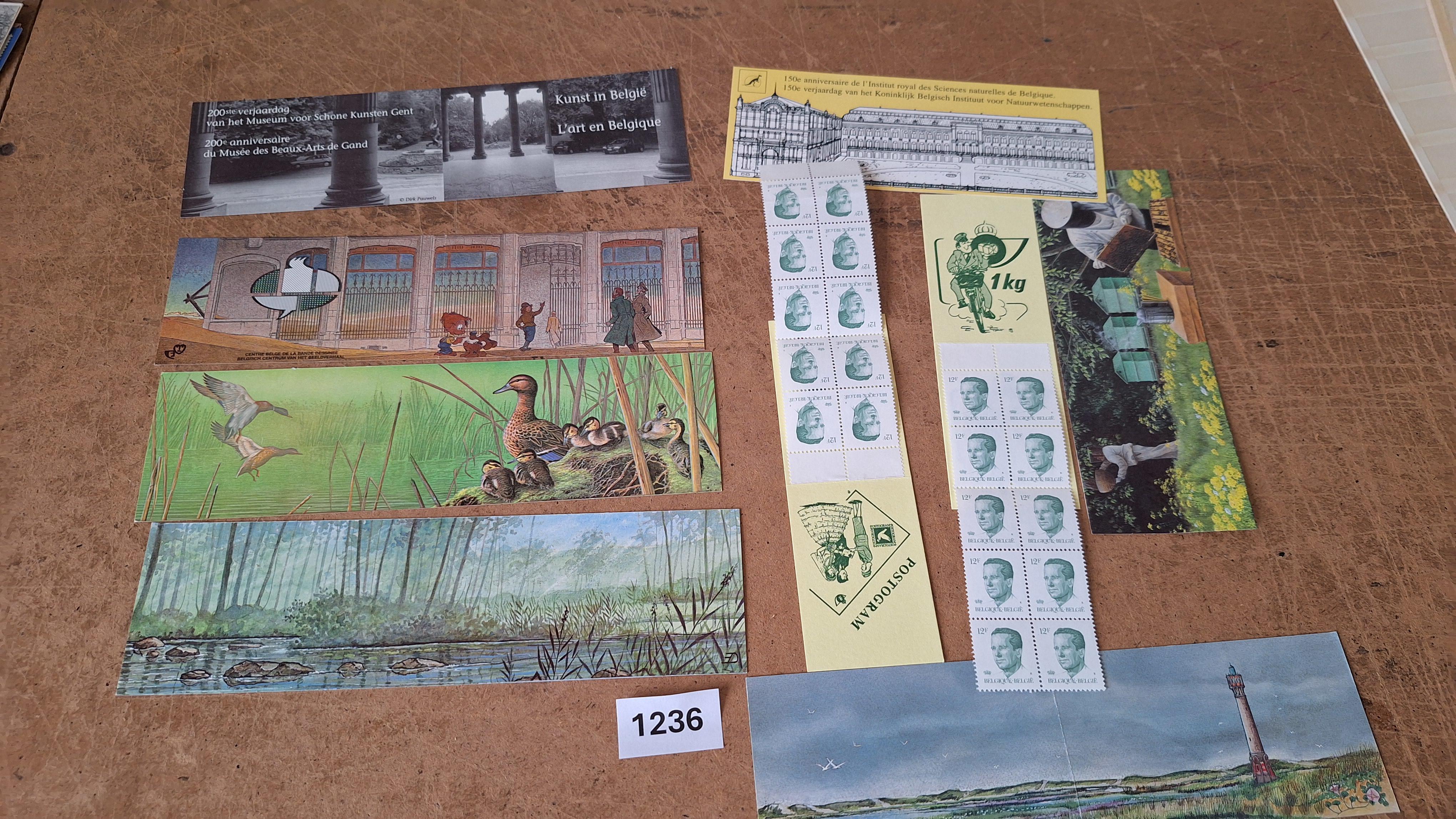 Belgische Postzegelstroken, Dieren, Strips en Natuur. Uitgedrukt in Belgische frank. Geldig voor frankering tot en met 31 december 2027 – foto 2 – kavel bij Goeiendeal