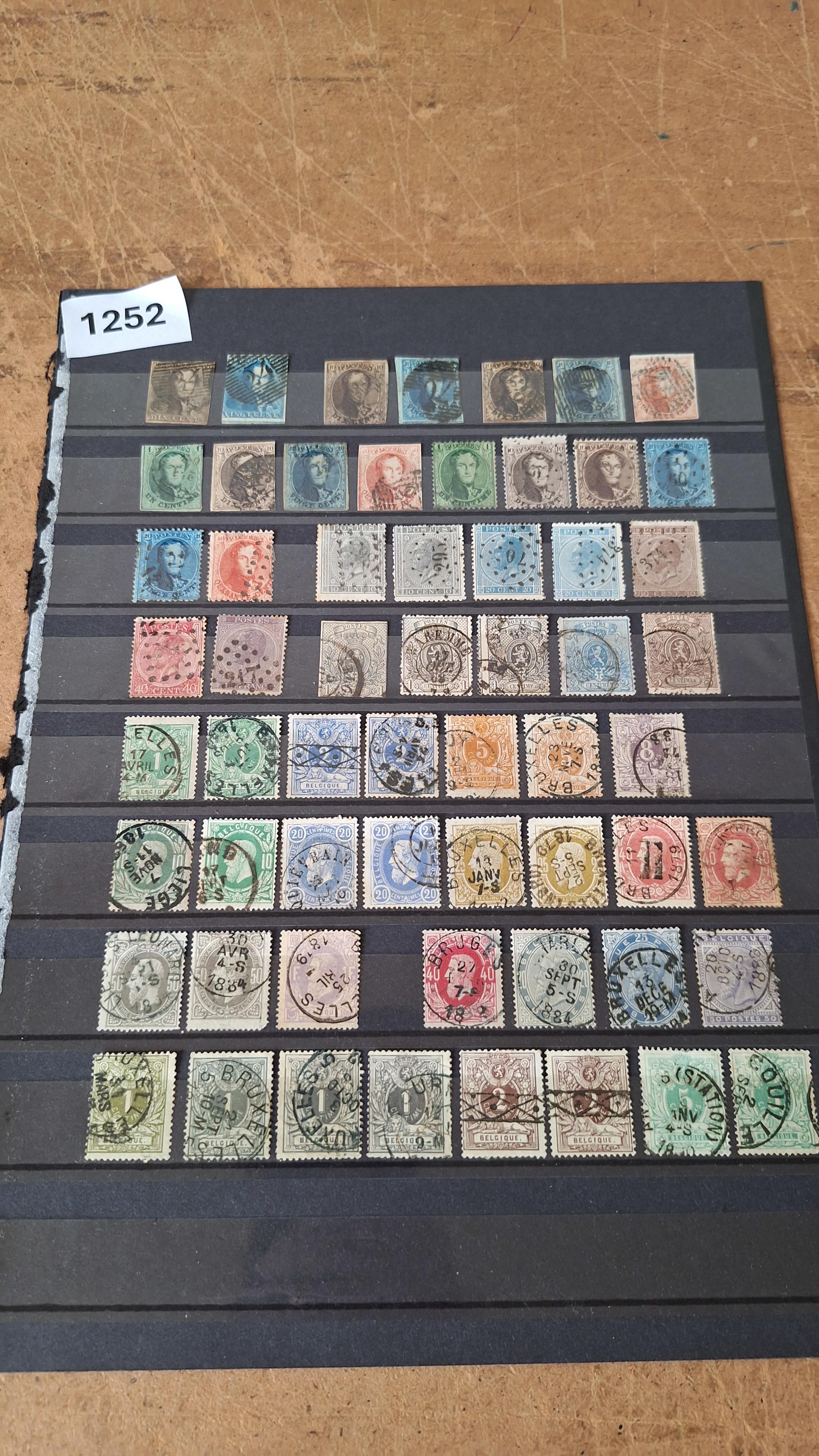 Verzameling klassieke Belgische postzegels waaronder Epauletten en Medaillons – foto 2 – kavel bij Goeiendeal