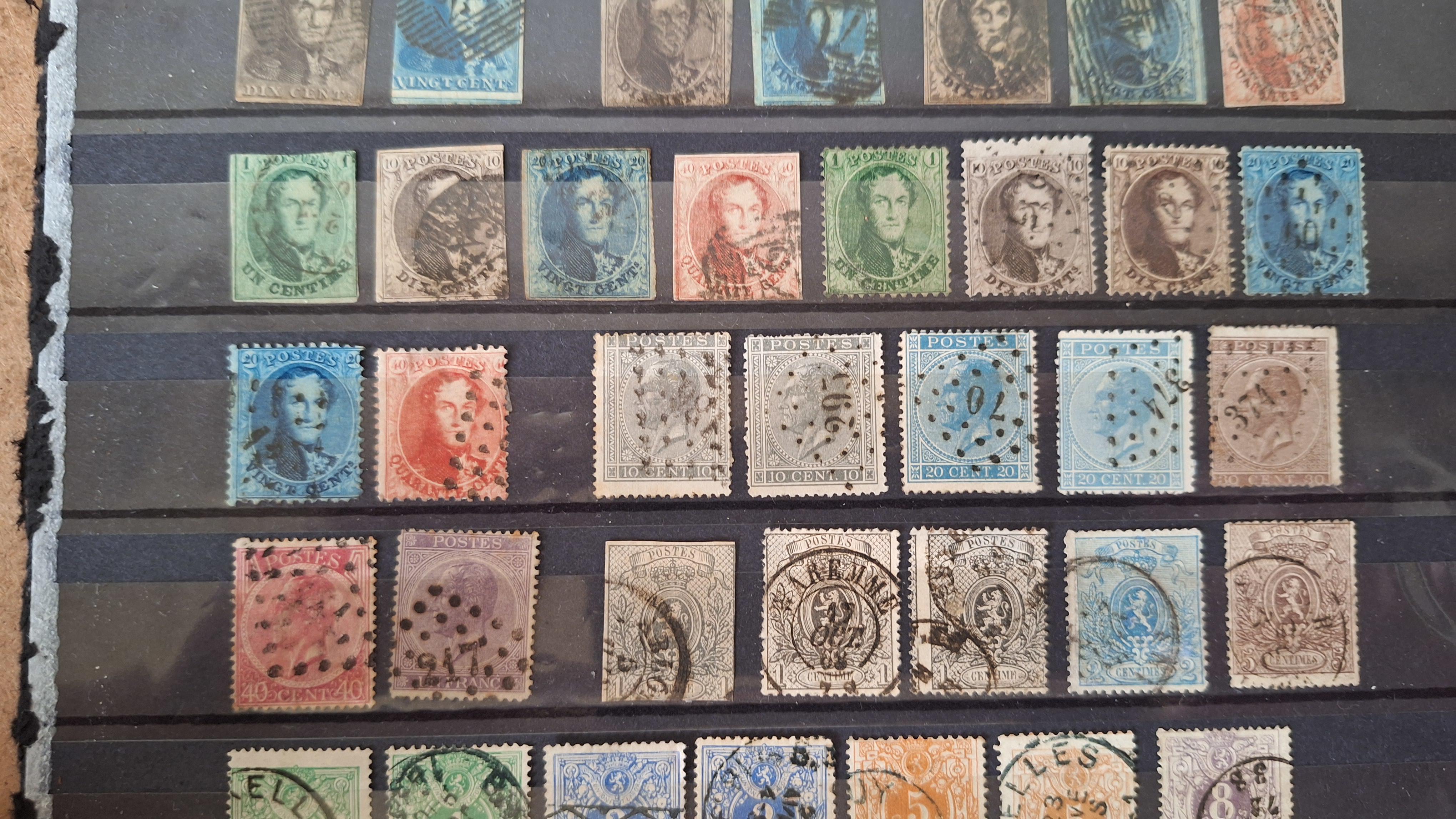 Verzameling klassieke Belgische postzegels waaronder Epauletten en Medaillons – foto 4 – kavel bij Goeiendeal