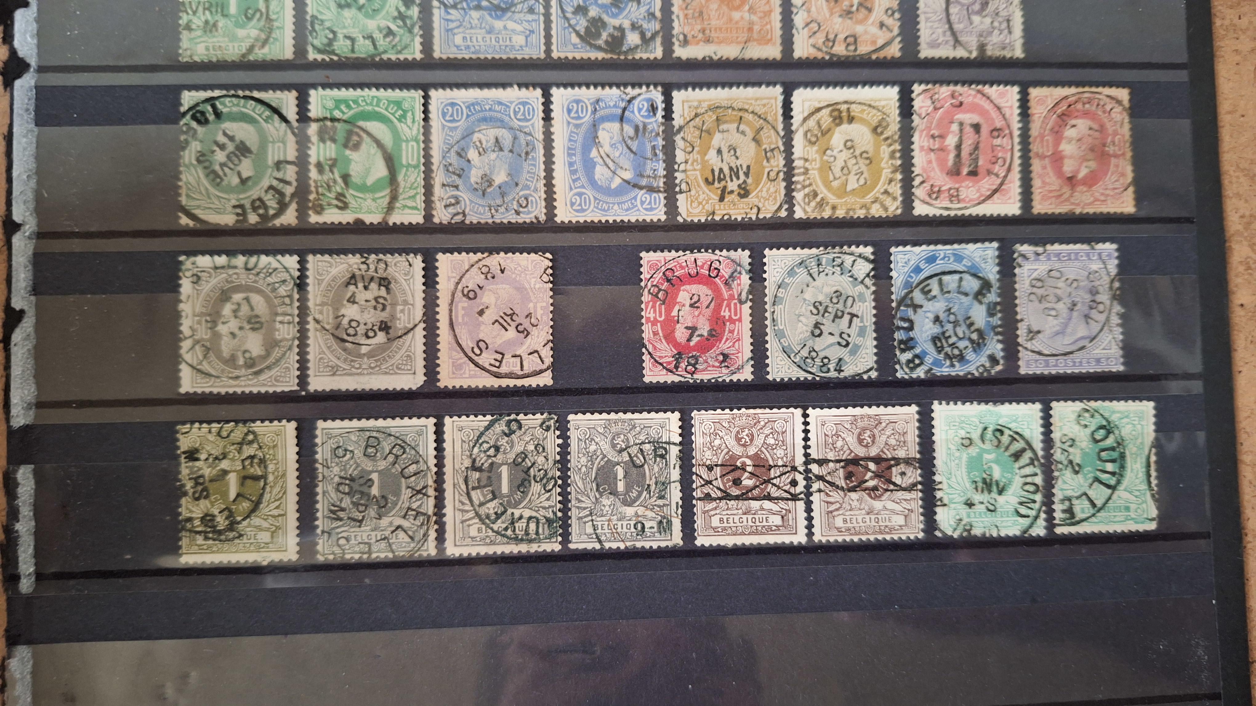 Verzameling klassieke Belgische postzegels waaronder Epauletten en Medaillons – foto 6 – kavel bij Goeiendeal