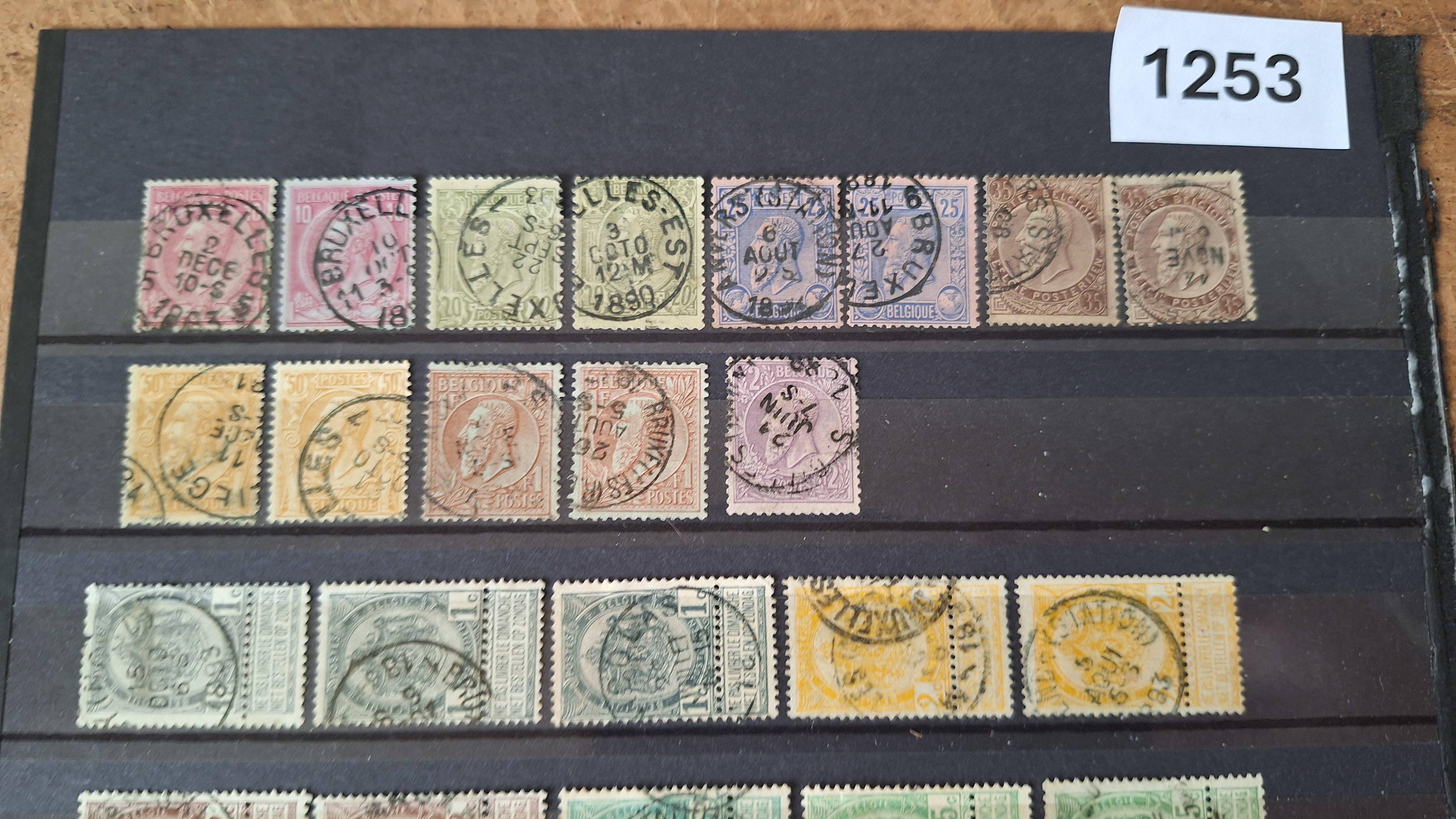 Verzameling klassieke Belgische postzegels waaronder Epauletten en Medaillons – foto 2 – kavel bij Goeiendeal