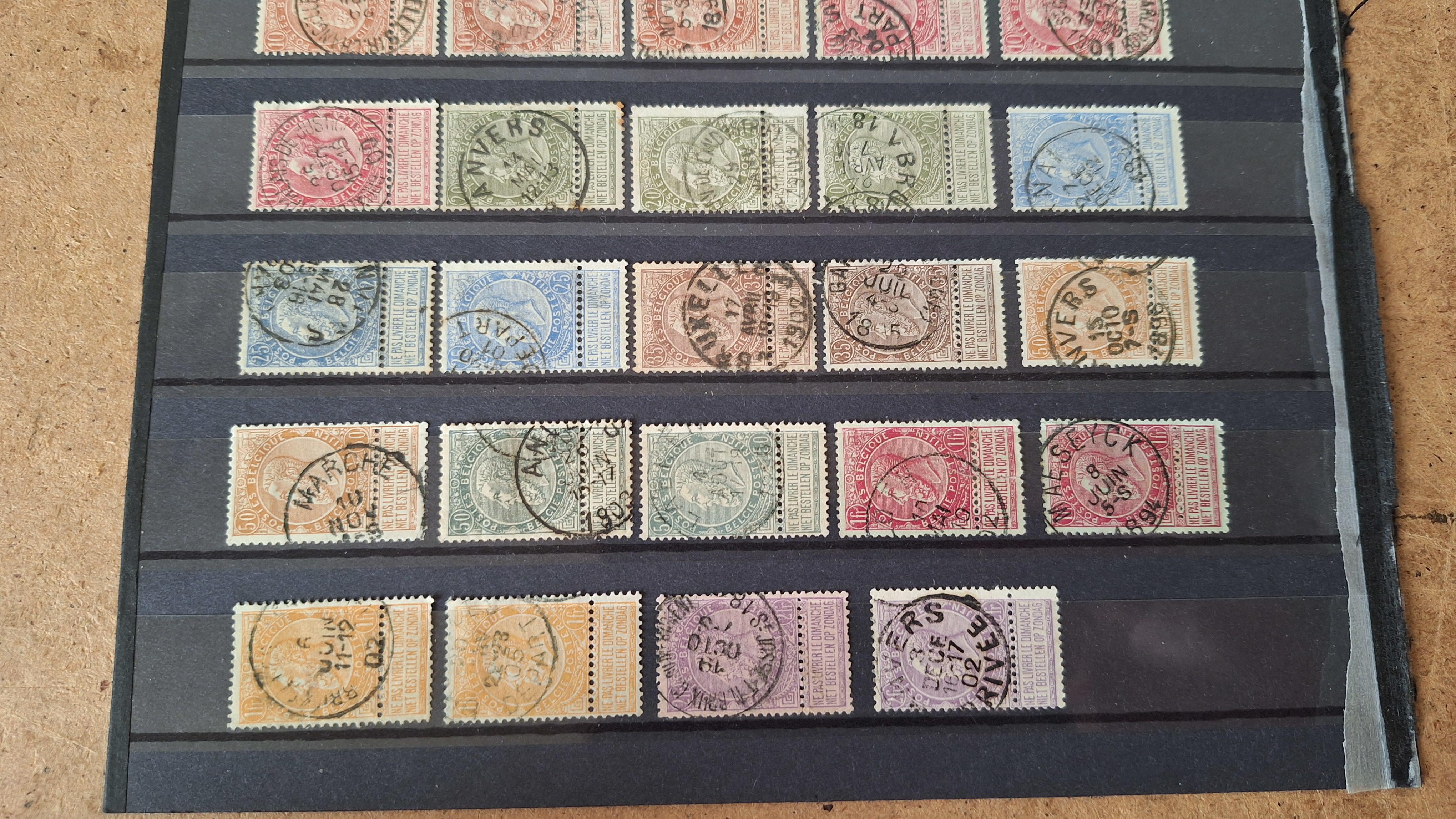 Verzameling klassieke Belgische postzegels waaronder Epauletten en Medaillons – foto 4 – kavel bij Goeiendeal