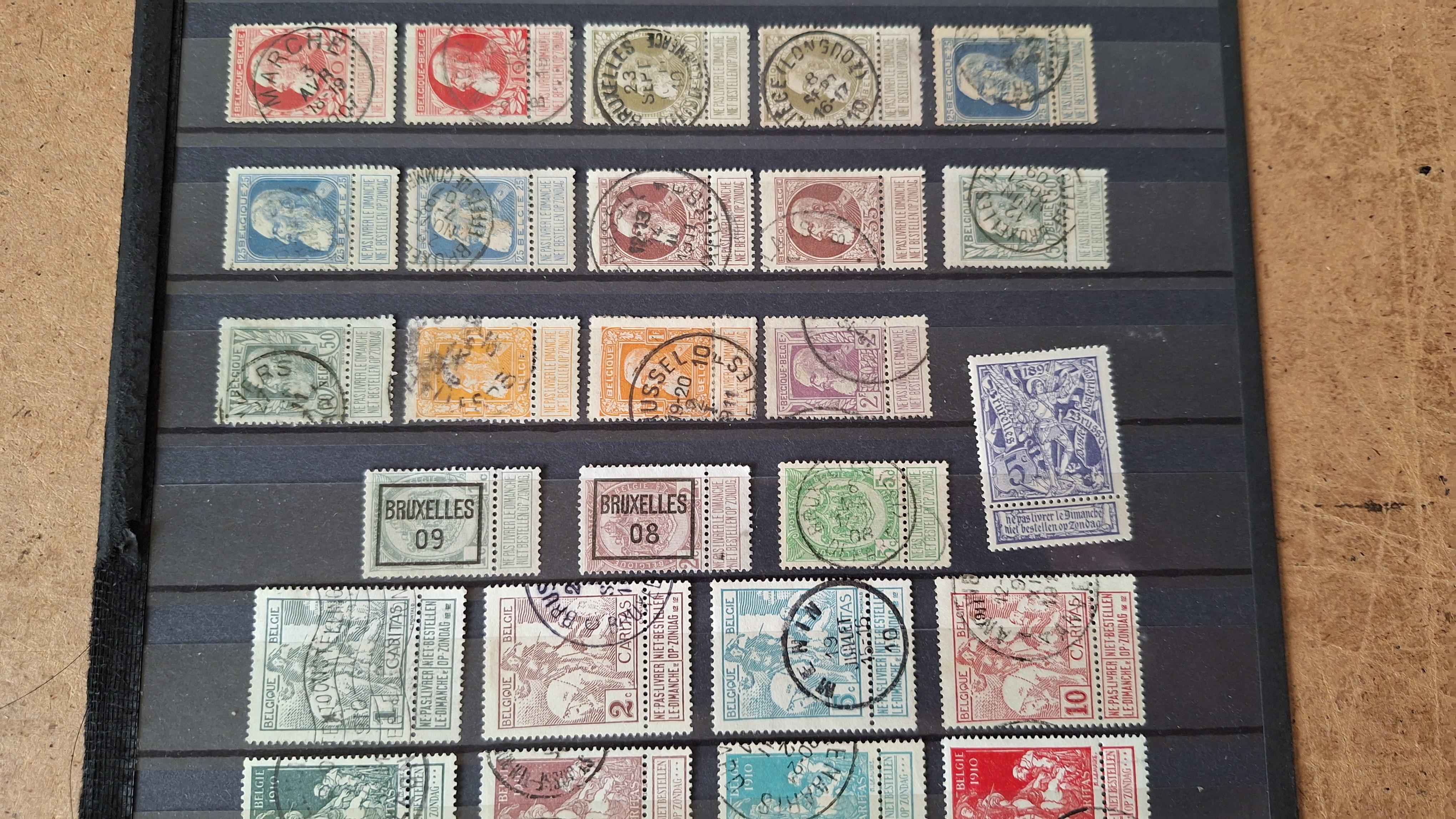 Verzameling klassieke Belgische postzegels – foto 3 – kavel bij Goeiendeal
