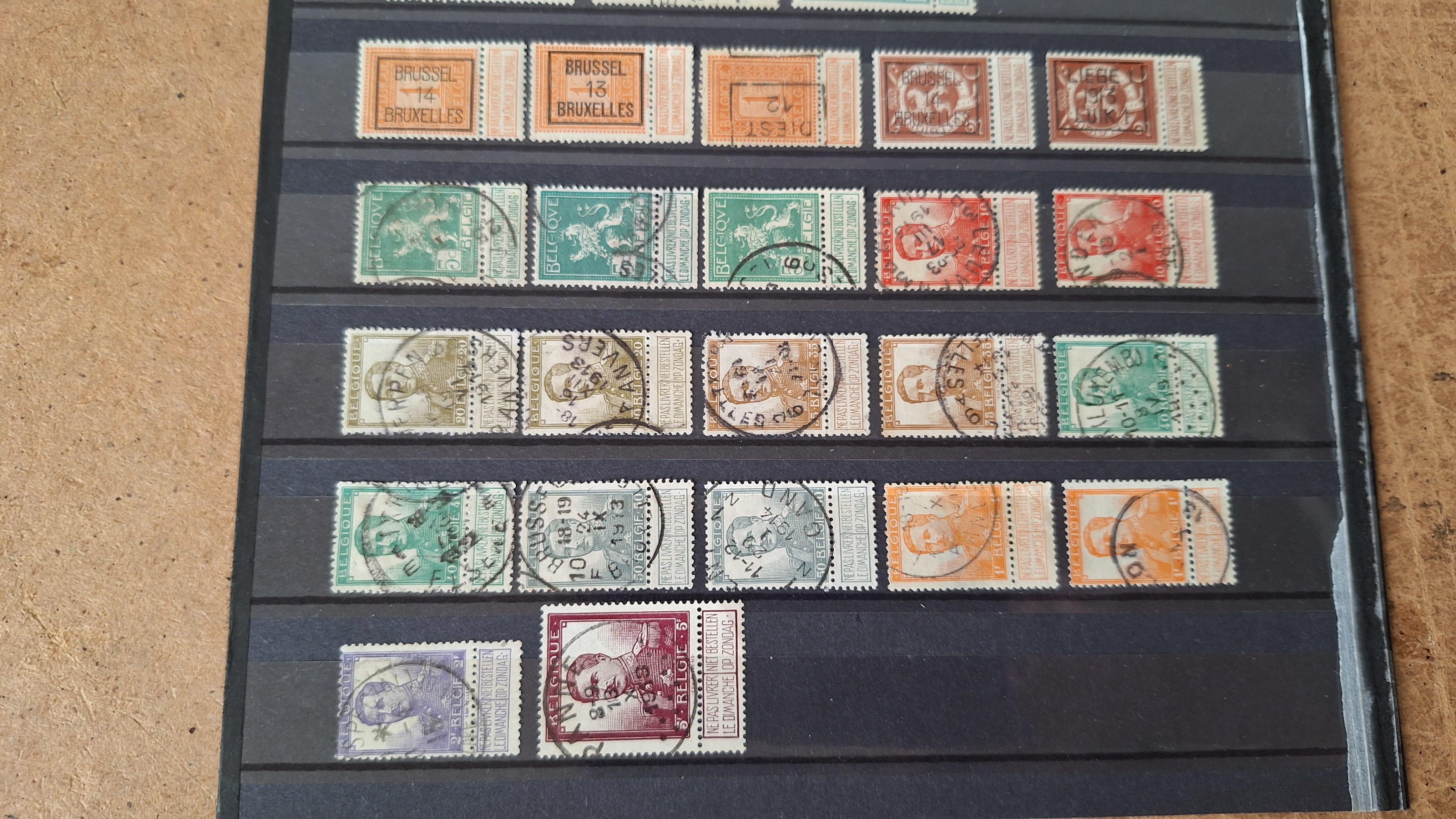 Verzameling klassieke Belgische postzegels – foto 4 – kavel bij Goeiendeal