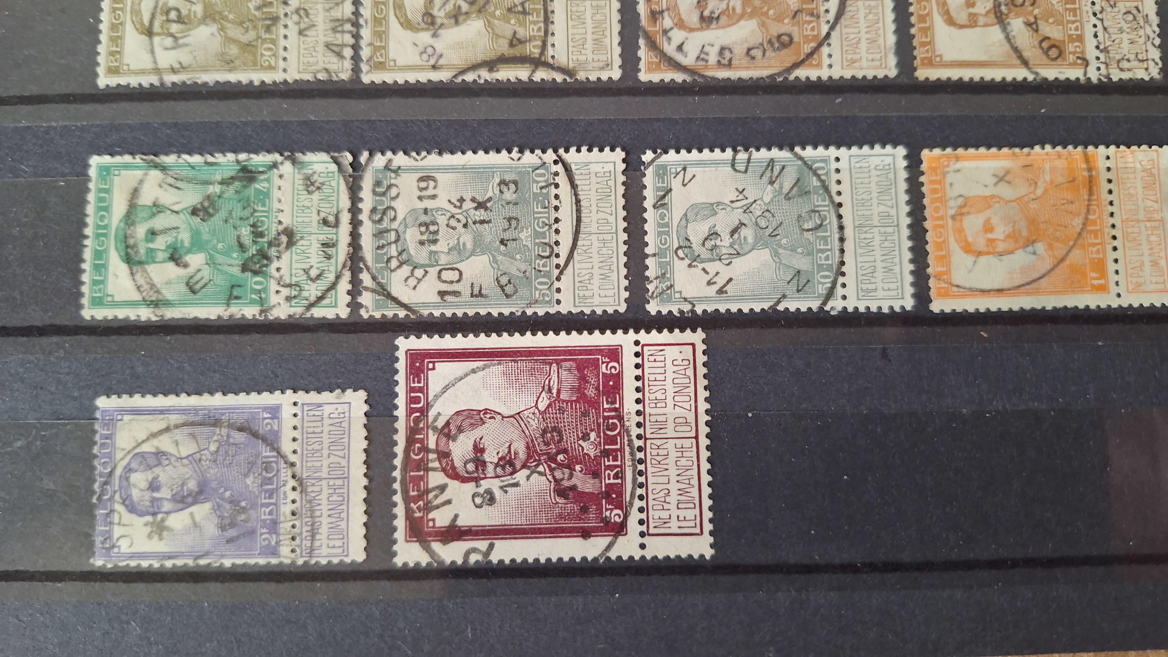 Verzameling klassieke Belgische postzegels – foto 5 – kavel bij Goeiendeal