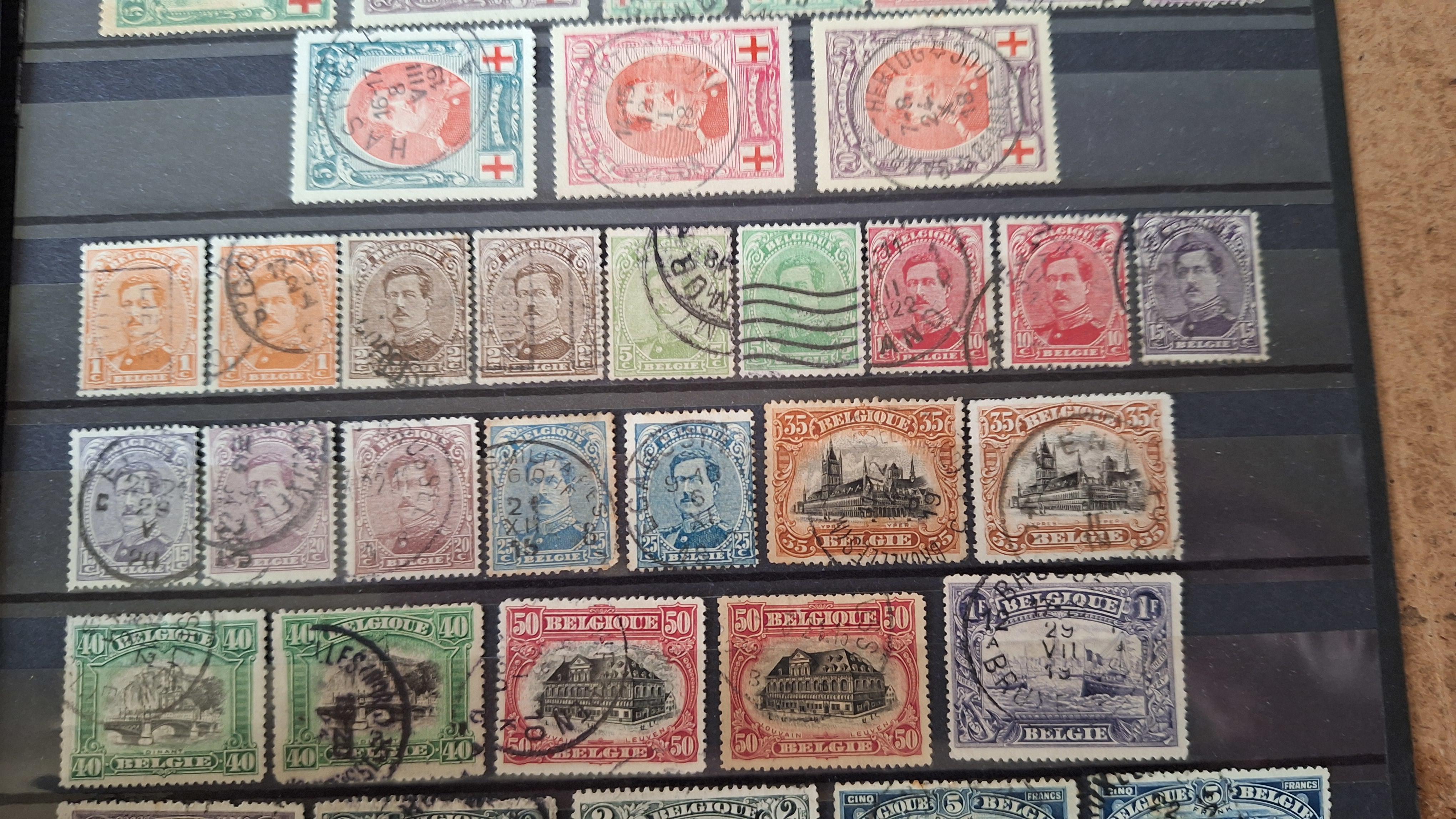 Verzameling klassieke Belgische postzegels – foto 4 – kavel bij Goeiendeal