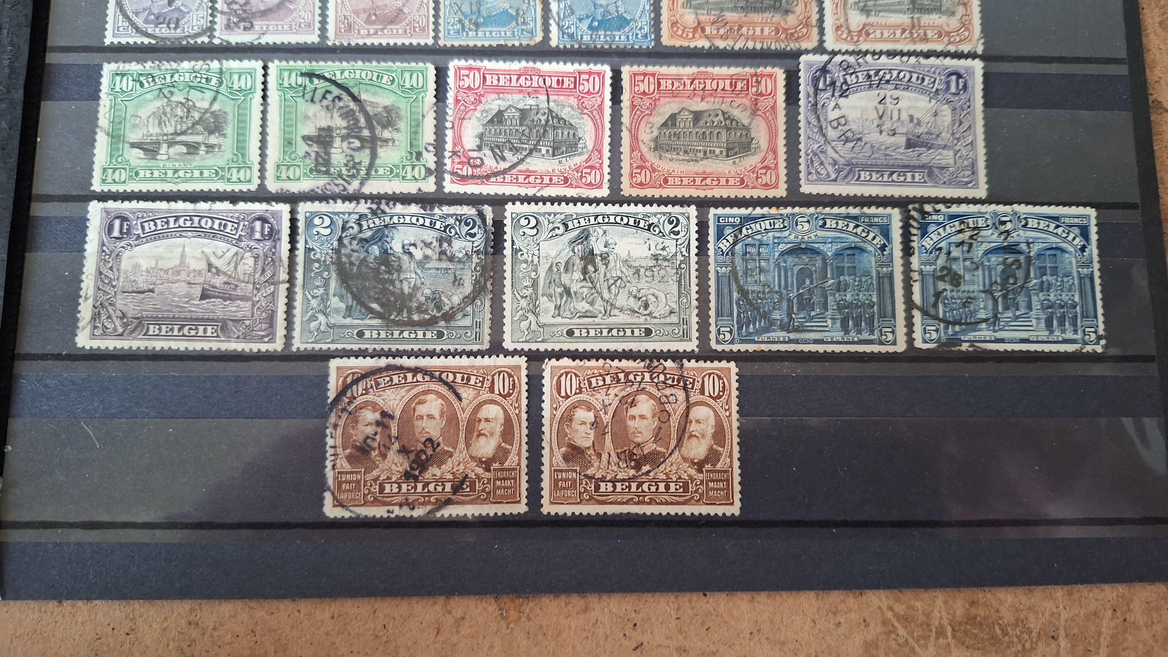 Verzameling klassieke Belgische postzegels – foto 5 – kavel bij Goeiendeal