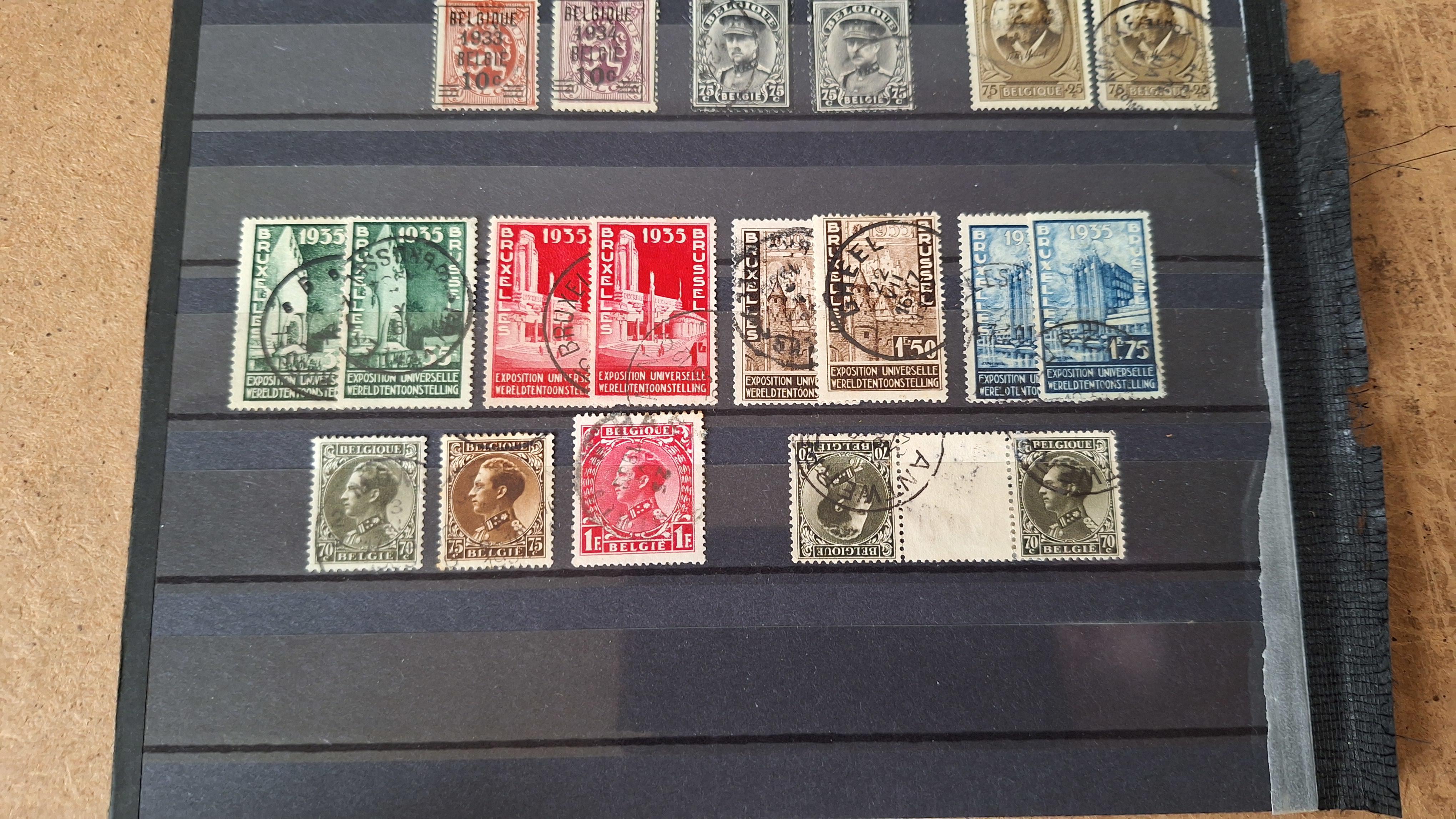 Verzameling klassieke Belgische postzegels – foto 6 – kavel bij Goeiendeal