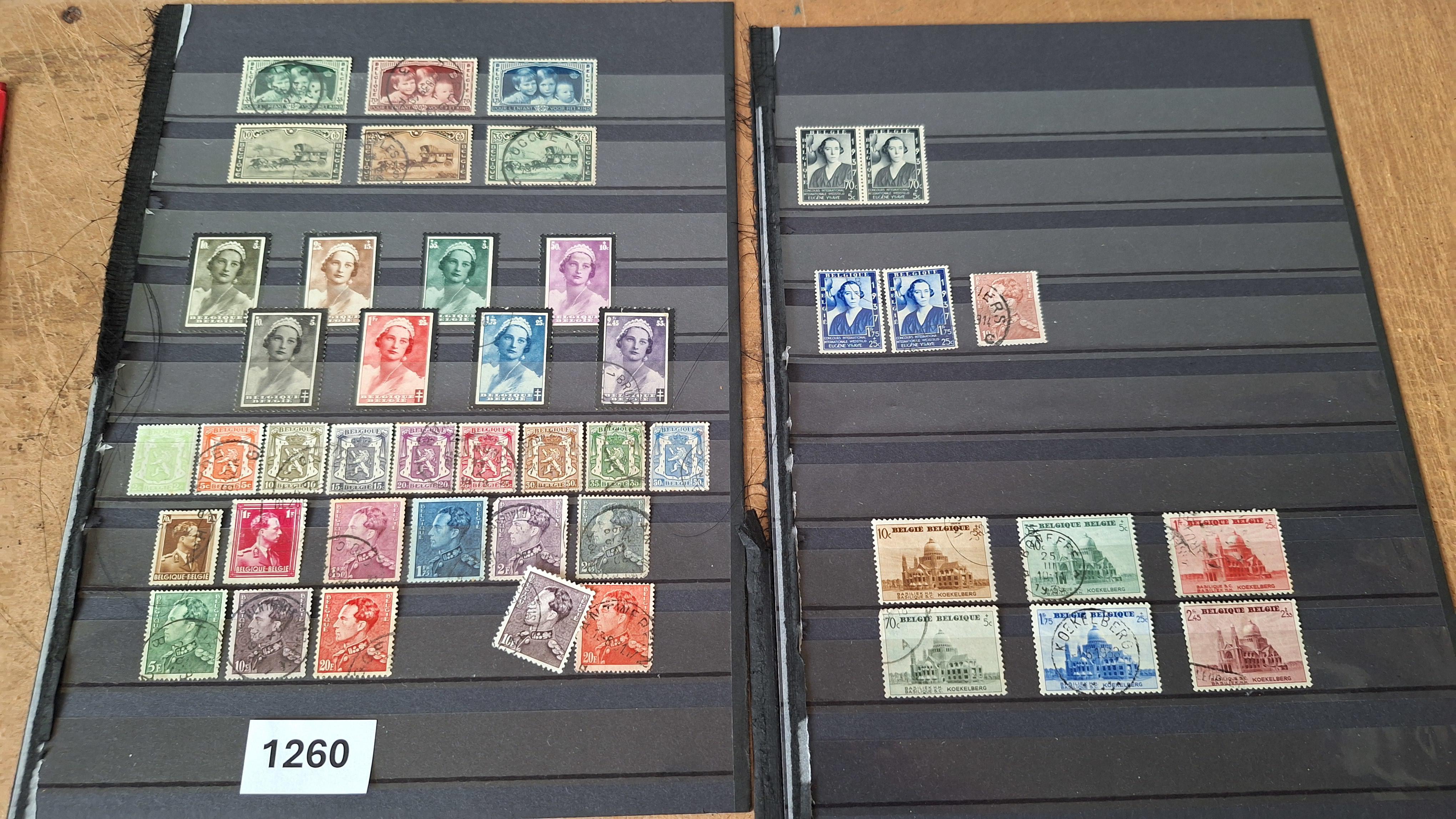Verzameling klassieke Belgische postzegels – kavel bij Goeiendeal