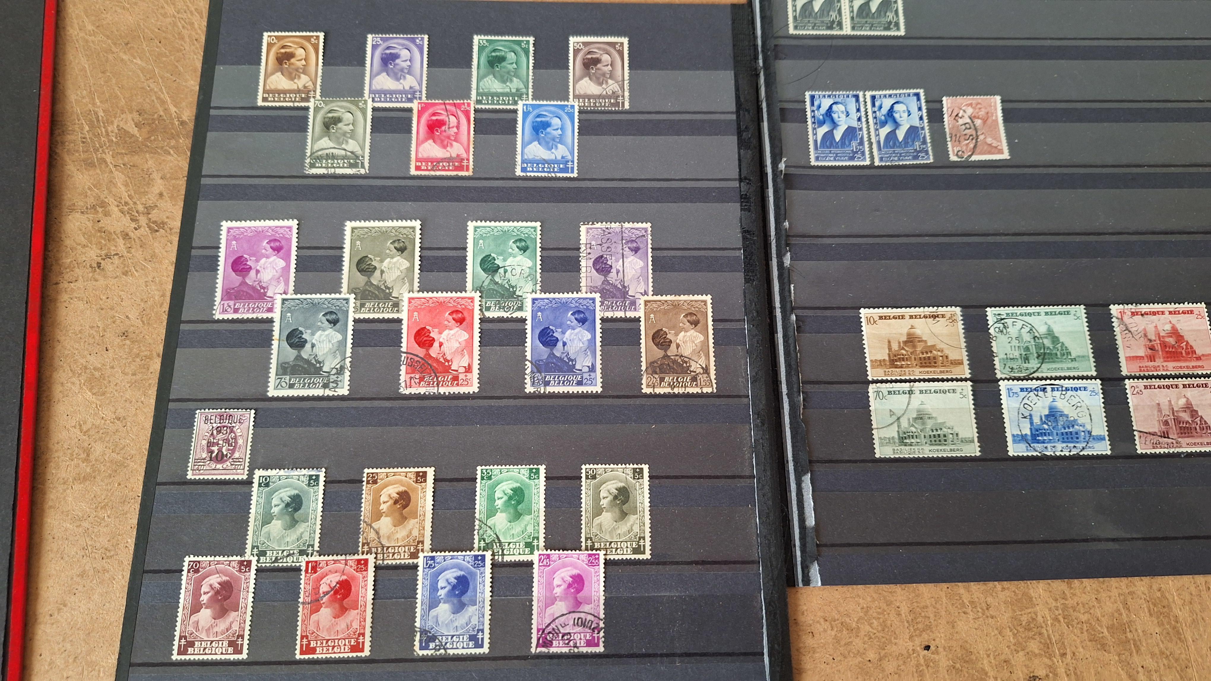 Verzameling klassieke Belgische postzegels – foto 2 – kavel bij Goeiendeal