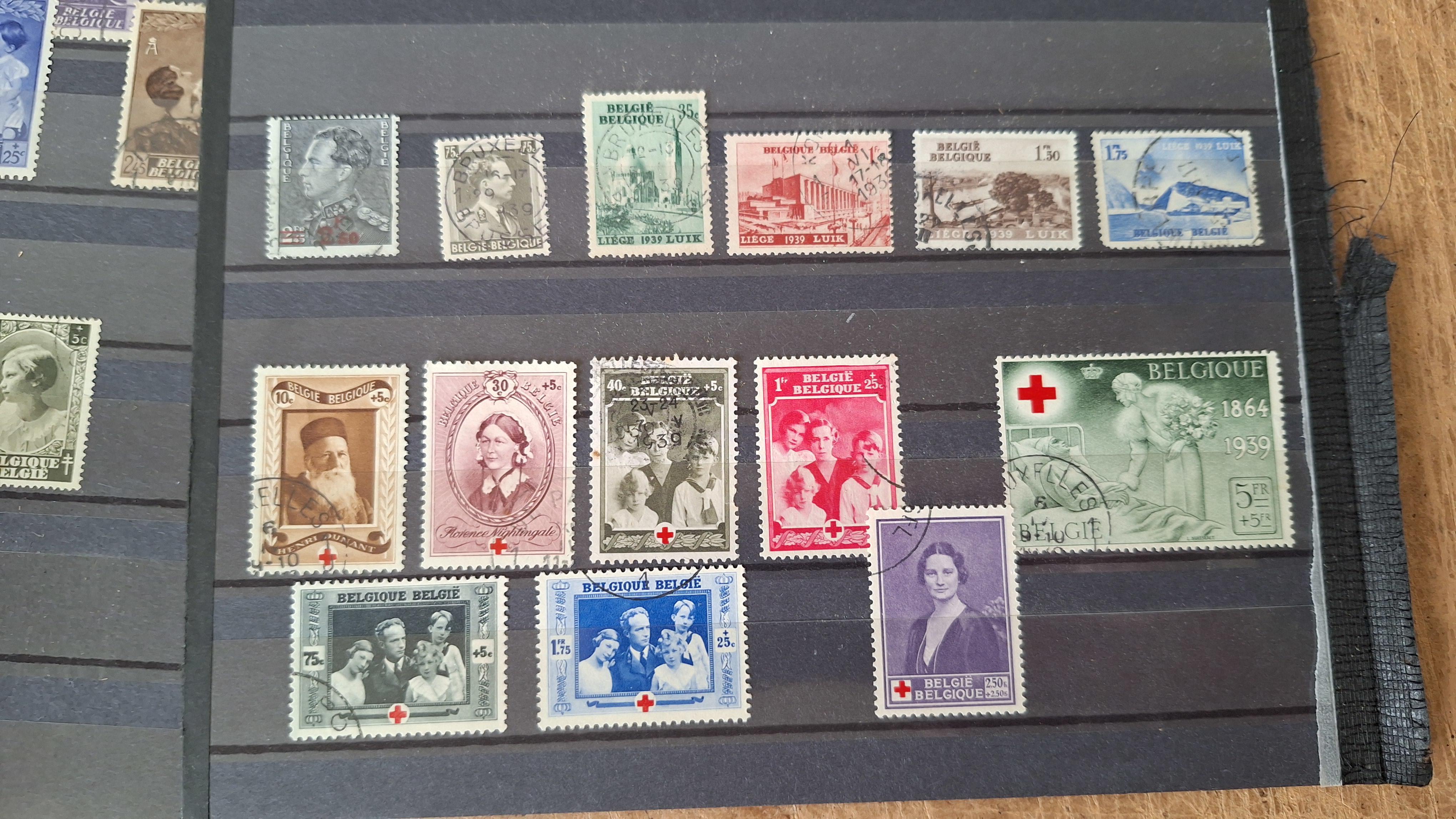 Verzameling klassieke Belgische postzegels – foto 4 – kavel bij Goeiendeal