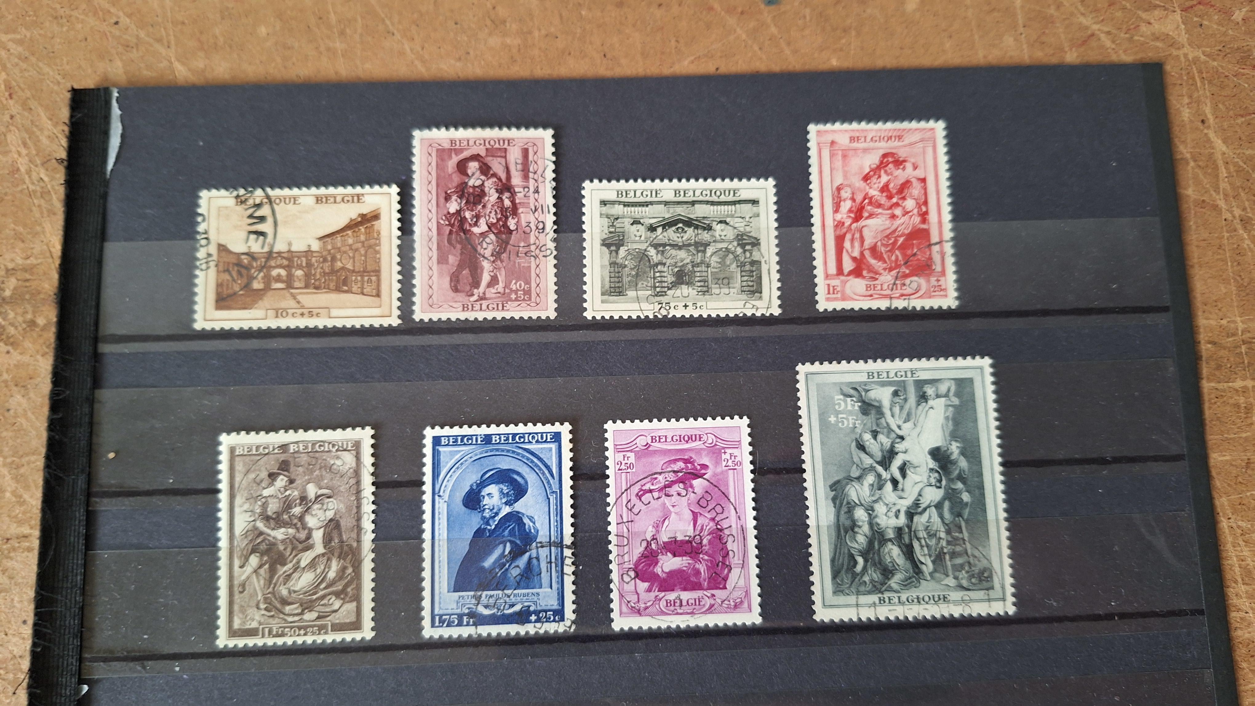 Verzameling klassieke Belgische postzegels waaronder Orval – foto 2 – kavel bij Goeiendeal