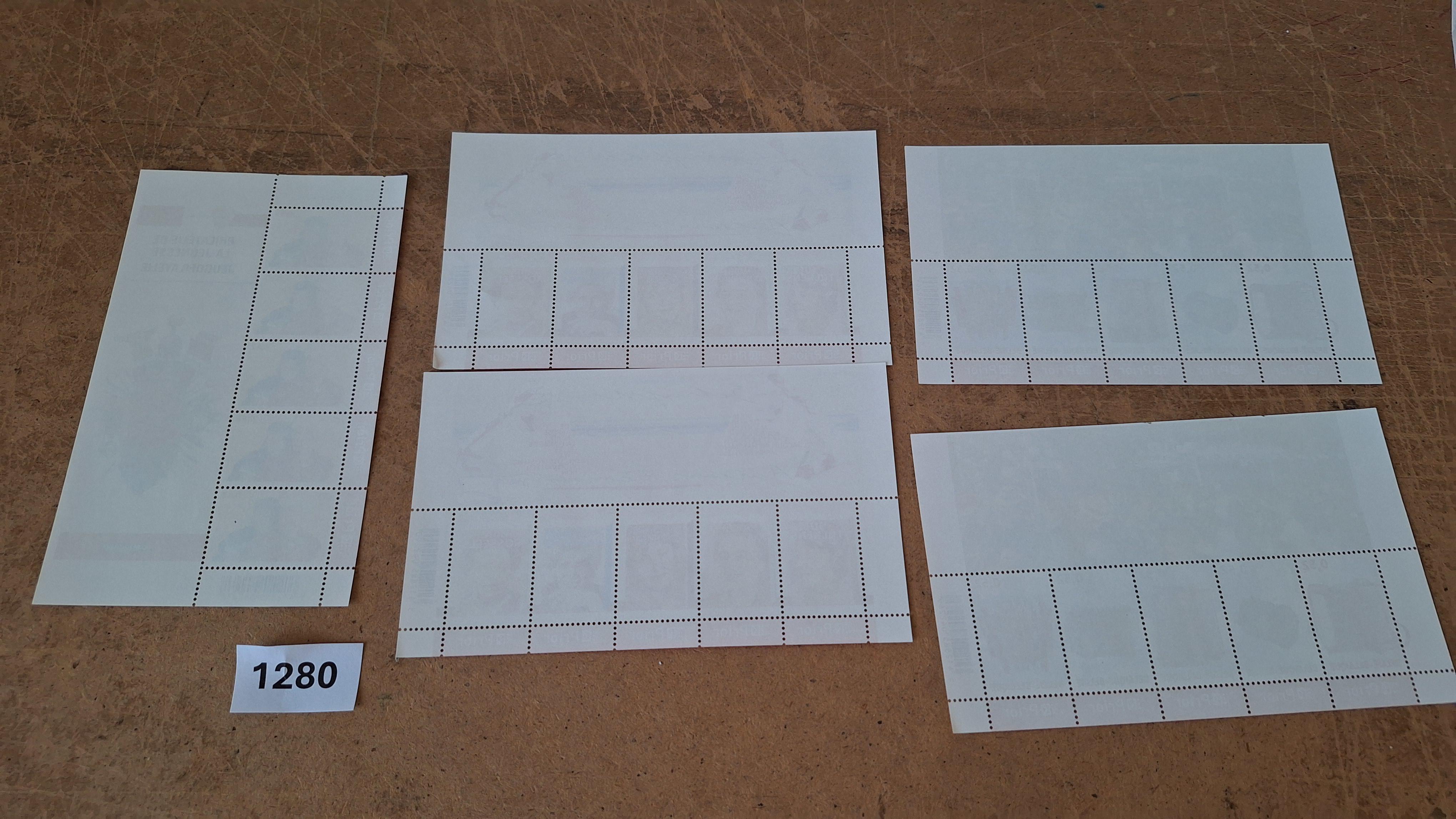 Postzegelvellen Jeugdfilatelie (1 stuk), Schrijfsters (2 stuks) en Accordeons (2 stuks) – foto 2 – kavel bij Goeiendeal