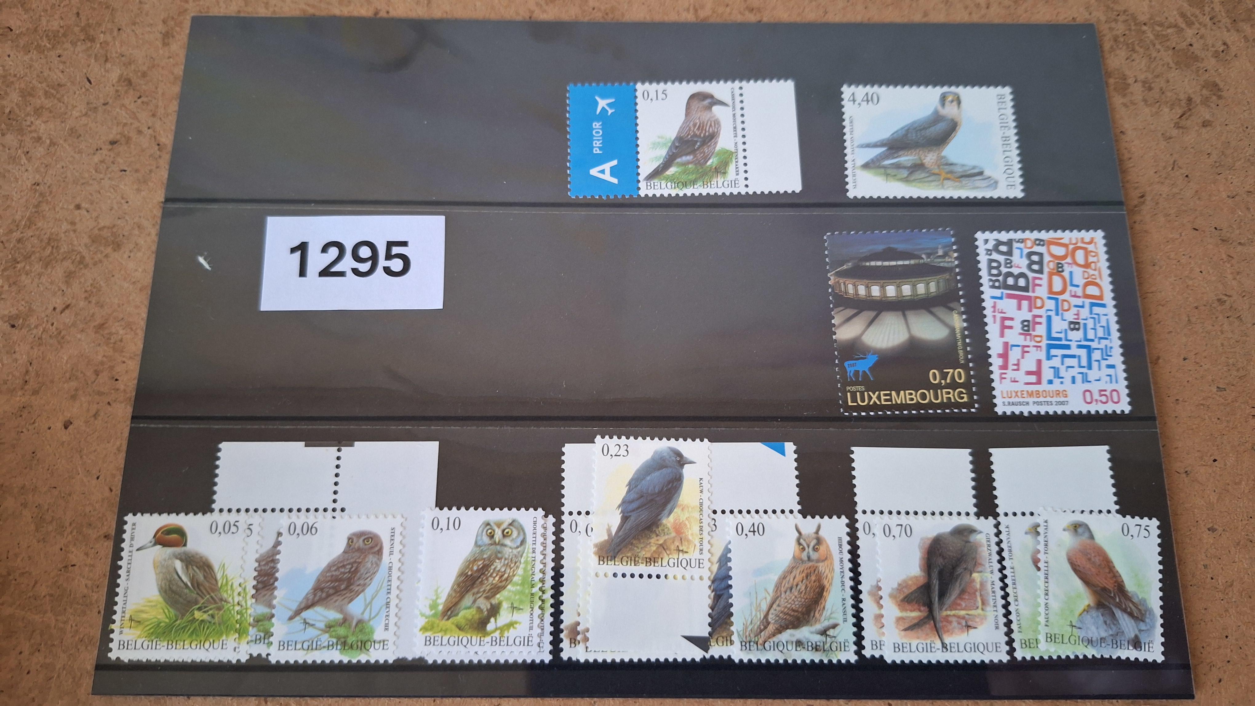 Losse postzegels Vogels en Luxemburg – kavel bij Goeiendeal