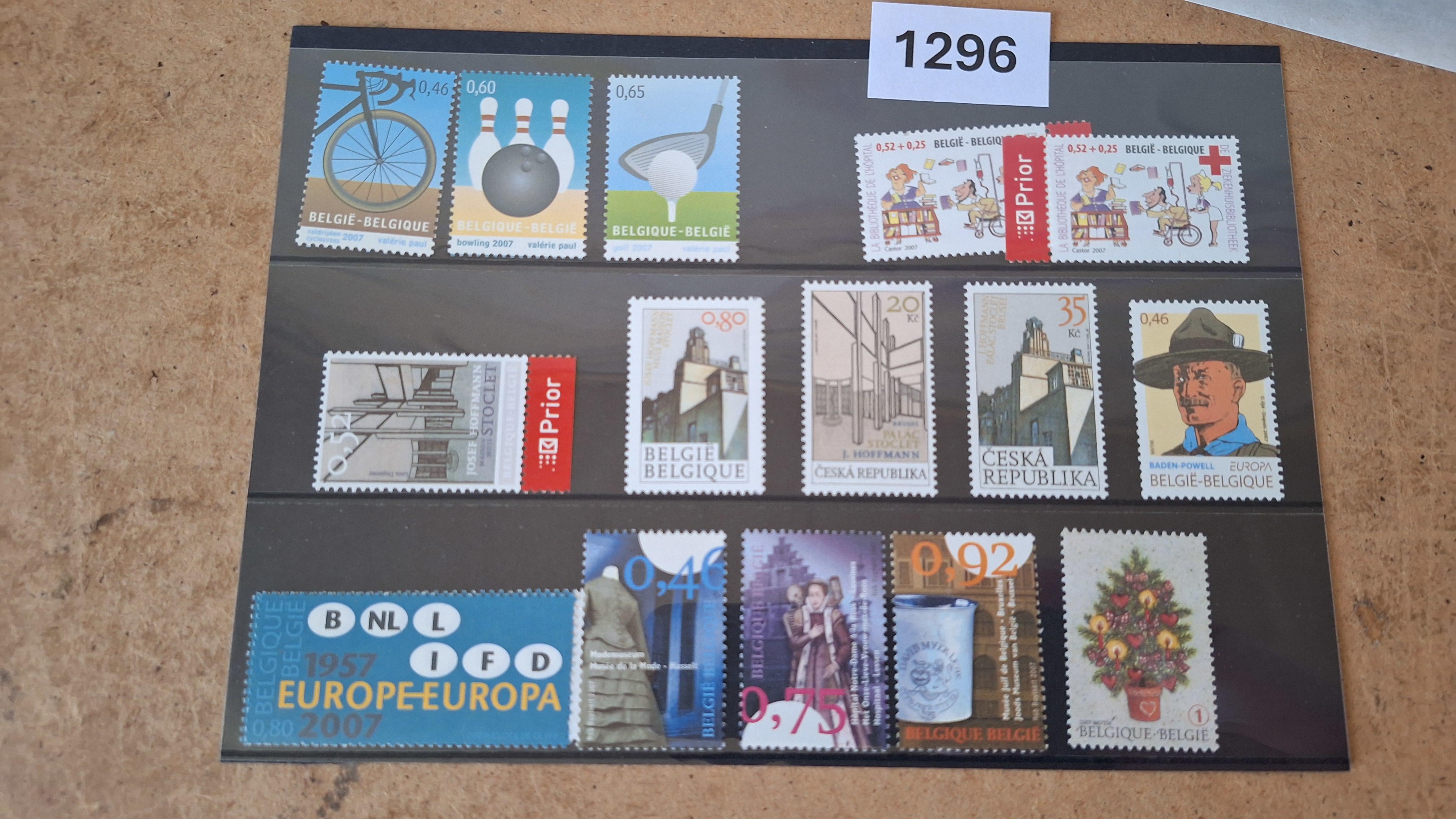 Losse postzegels Sport, Architectuur en Europa – kavel bij Goeiendeal
