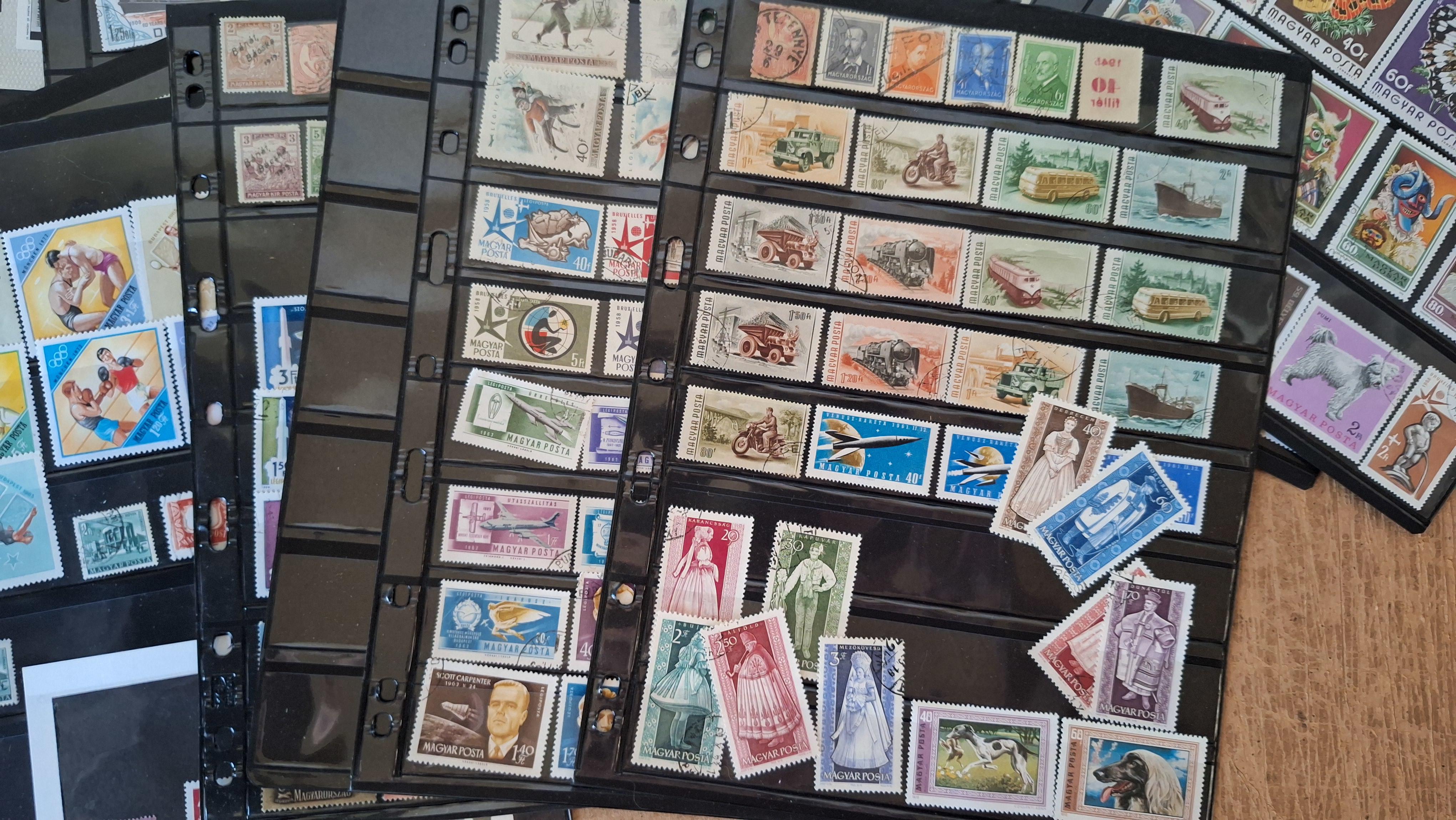 Verzameling postzegels op insteekbladen en losse bladen, diverse landen en thema's – foto 2 – kavel bij Goeiendeal