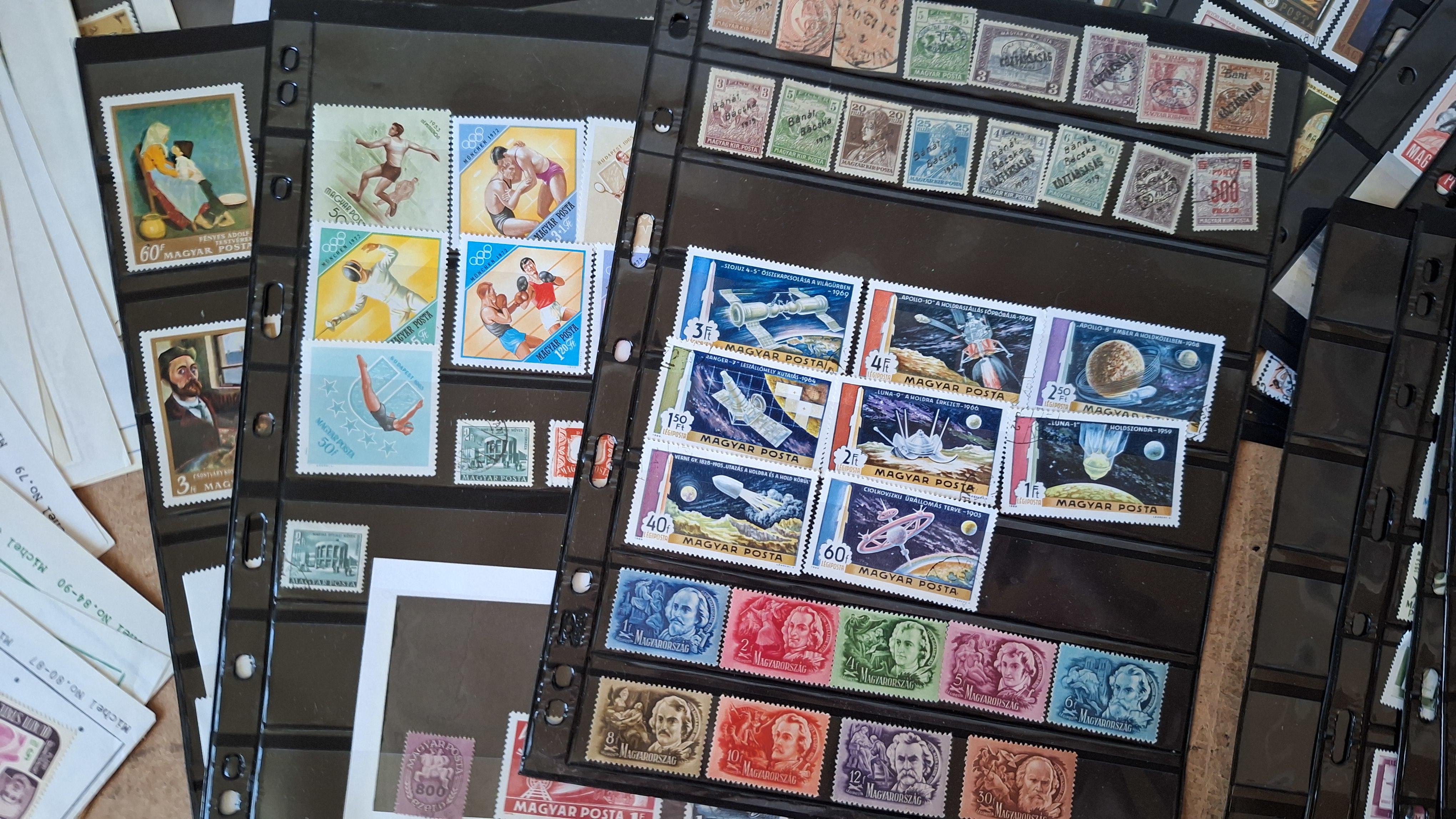 Verzameling postzegels op insteekbladen en losse bladen, diverse landen en thema's – foto 3 – kavel bij Goeiendeal