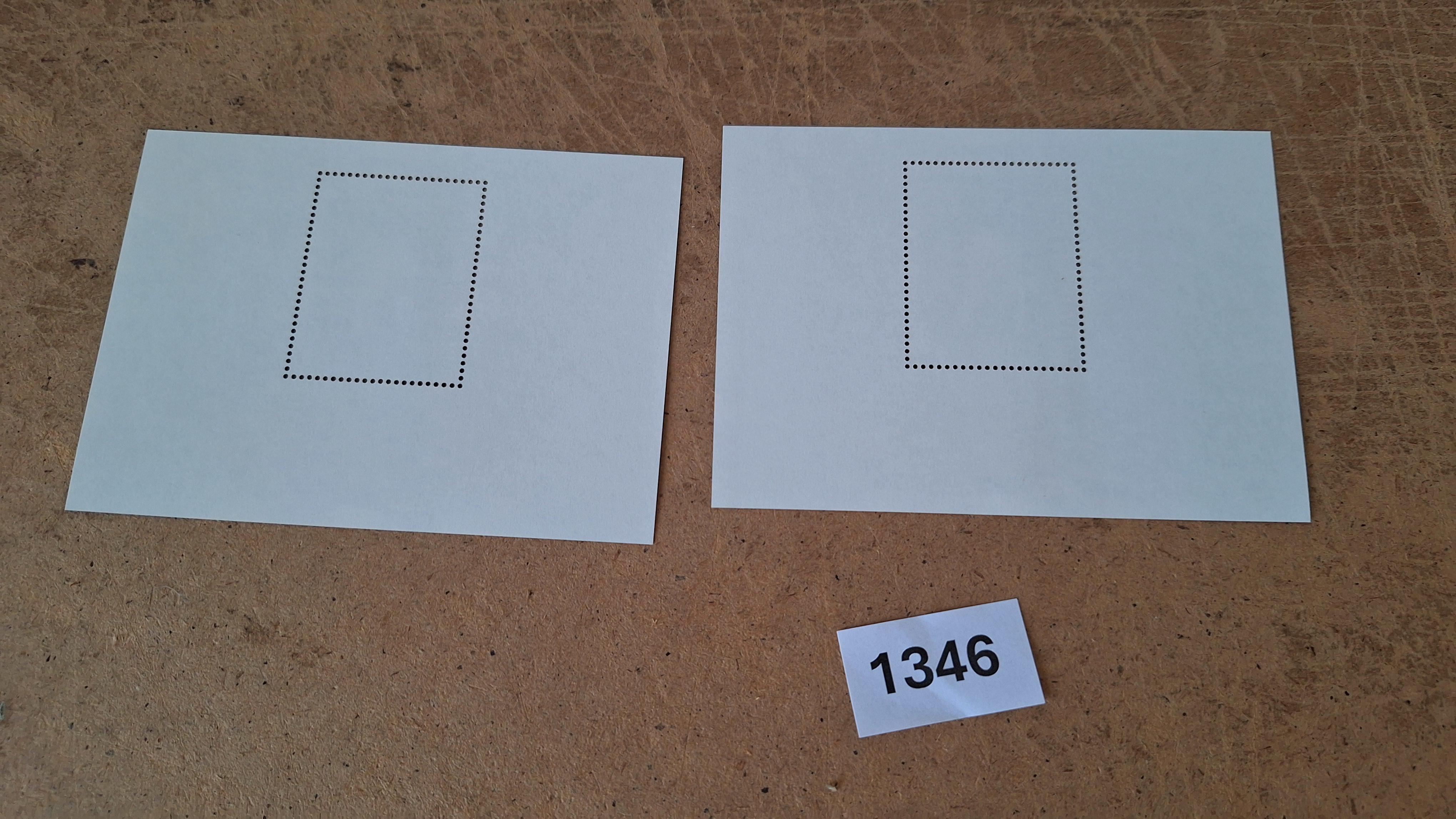 Postzegelblokken De Vrijmetselarij / La Franc-maçonnerie (2 stuks) – foto 2 – kavel bij Goeiendeal