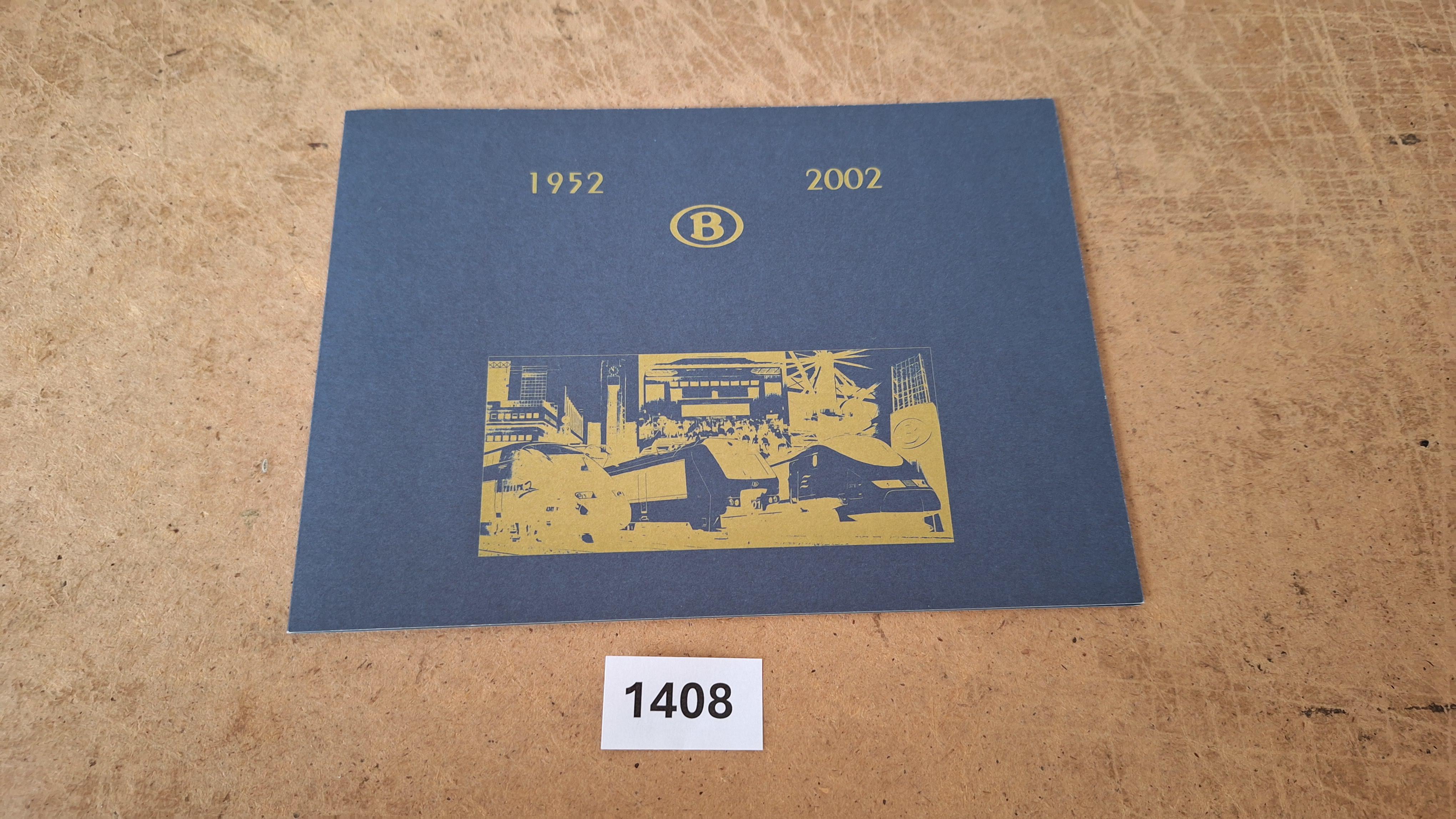 Herdenkingsboekje of luxevel NMBS / SNCB 1952-2002 – foto 3 – kavel bij Goeiendeal