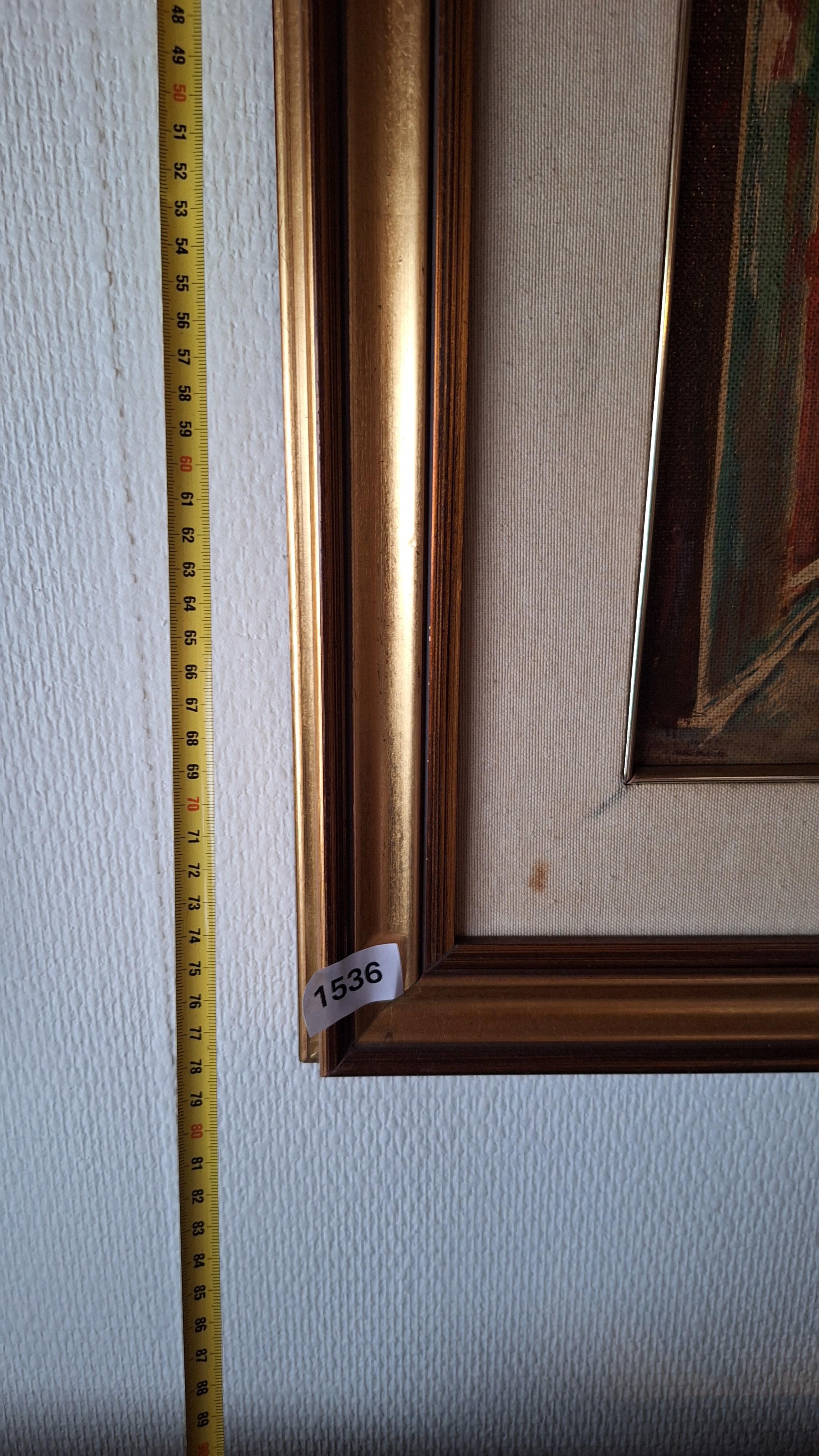 Schilderij Olieverf op doek, mediterraan straatje met bogen, gesigneerd met certificaat – foto 5 – kavel bij Goeiendeal, Houthalen-Helchteren