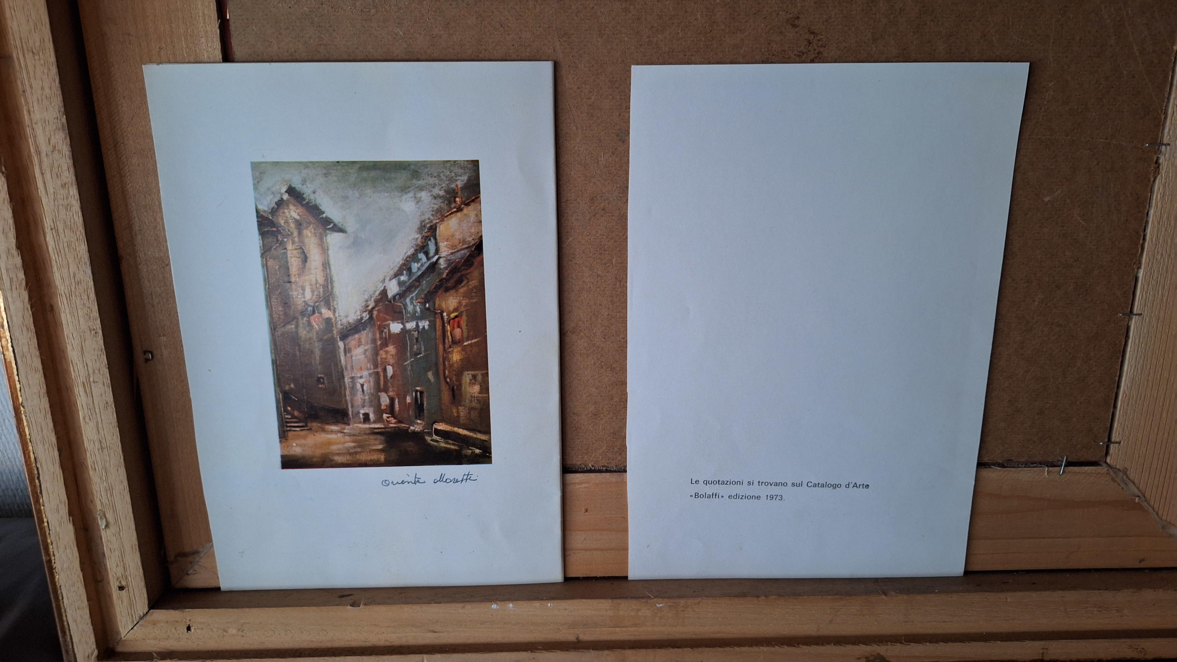 Schilderij Olieverf op doek, mediterraan straatje met bogen, gesigneerd met certificaat – foto 9 – kavel bij Goeiendeal, Houthalen-Helchteren