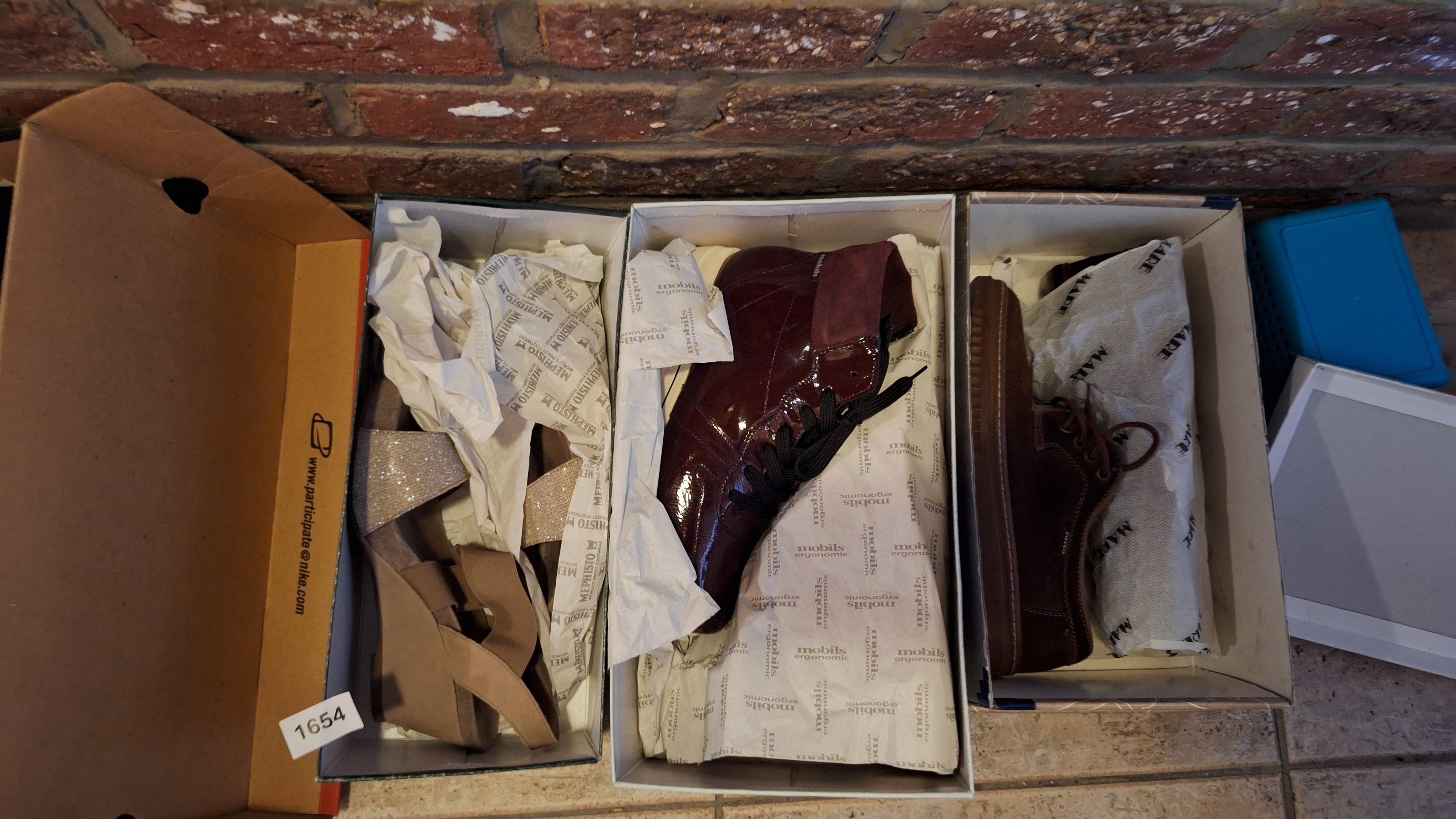 Partij van 6 paar diverse dames-en herenschoenen, elk afzonderlijk verpakt in een schoenendoos – foto 2 – kavel bij Goeiendeal, Houthalen-Helchteren