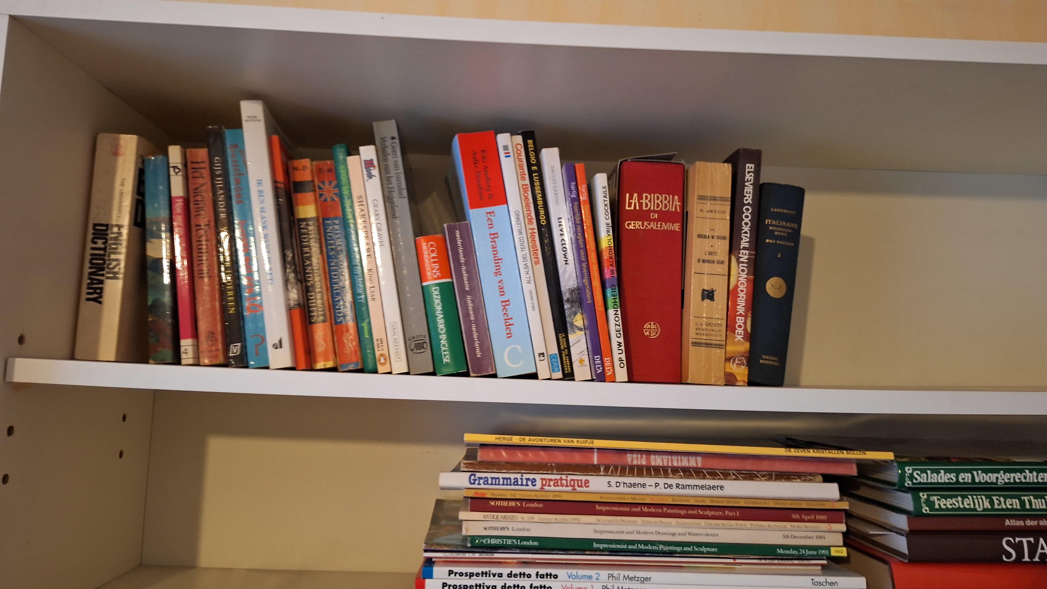 Grote collectie diverse boeken, woordenboeken en softwaregidsen exclusief kast – foto 2 – kavel bij Goeiendeal, Houthalen-Helchteren