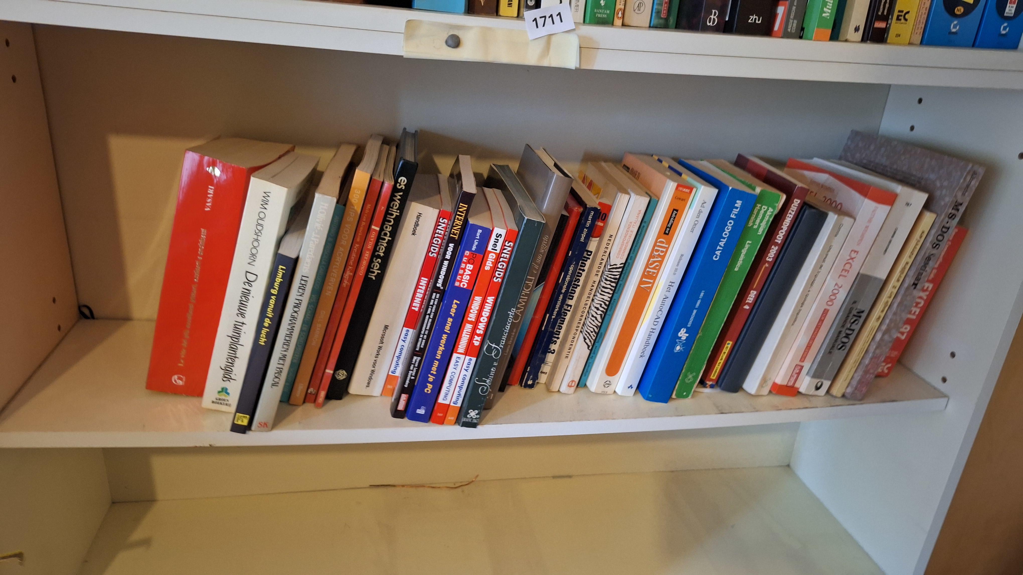 Grote collectie diverse boeken, woordenboeken en softwaregidsen exclusief kast – foto 5 – kavel bij Goeiendeal, Houthalen-Helchteren