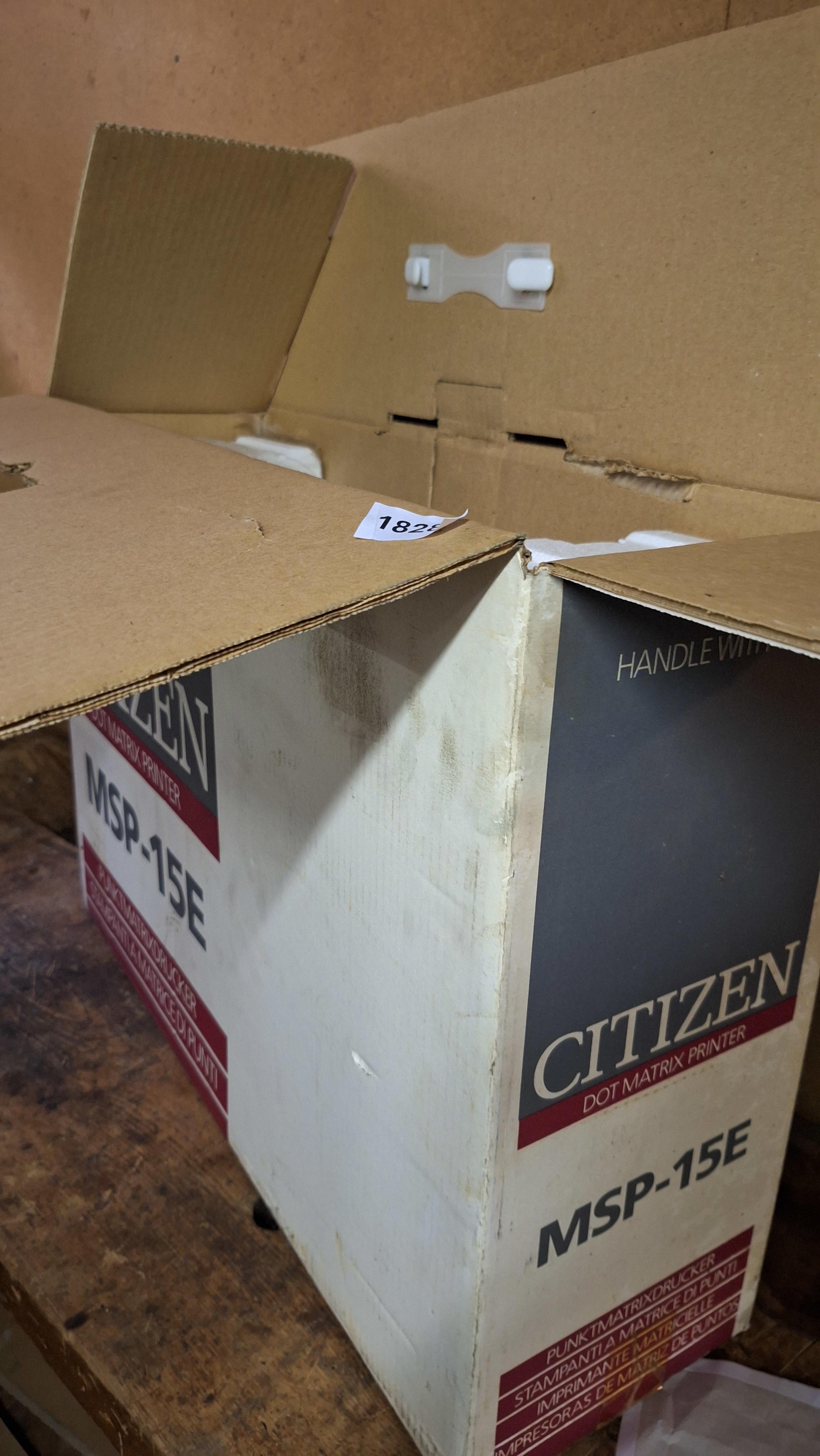 Citizen matrixprinter (model MSP-15E) in originele kartonnen doos – kavel bij Goeiendeal, Houthalen-Helchteren
