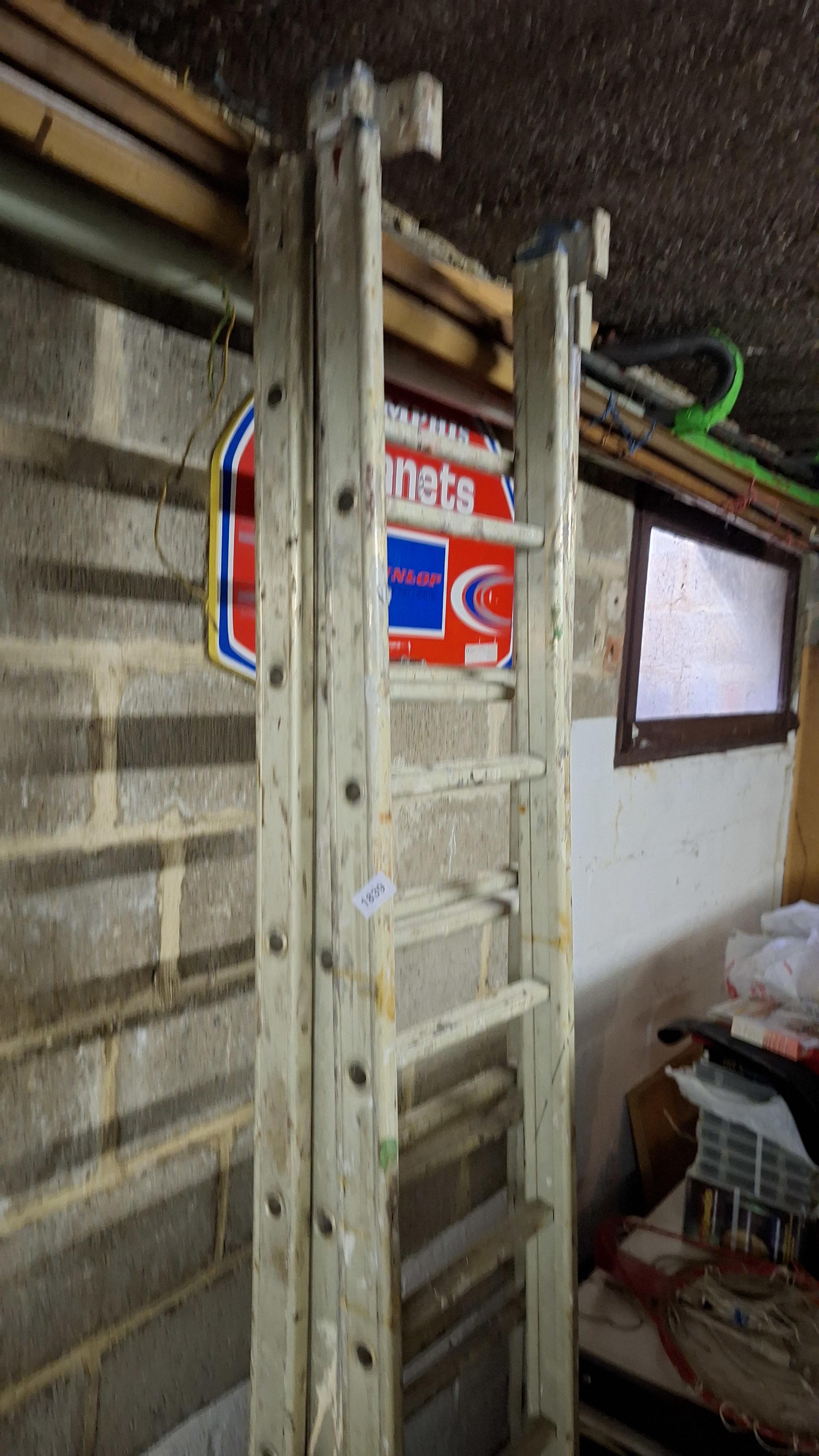 uitschuifbare ladder staand – foto 3 – kavel bij Goeiendeal, Houthalen-Helchteren