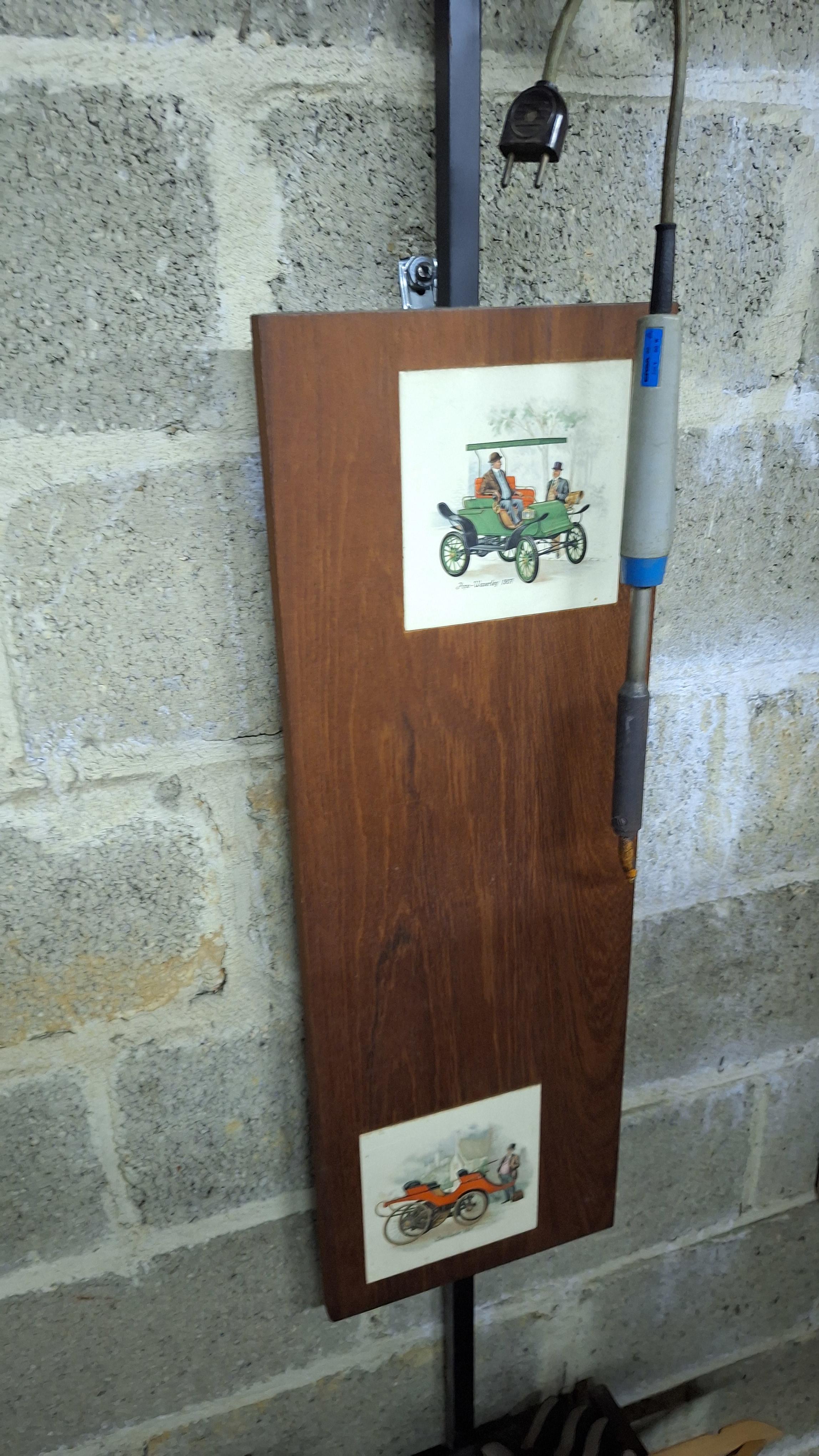 Houten halkapstok met spiegel, kledinghaken en een bijbehorend laag schoenenkastje – foto 2 – kavel bij Goeiendeal, Houthalen-Helchteren