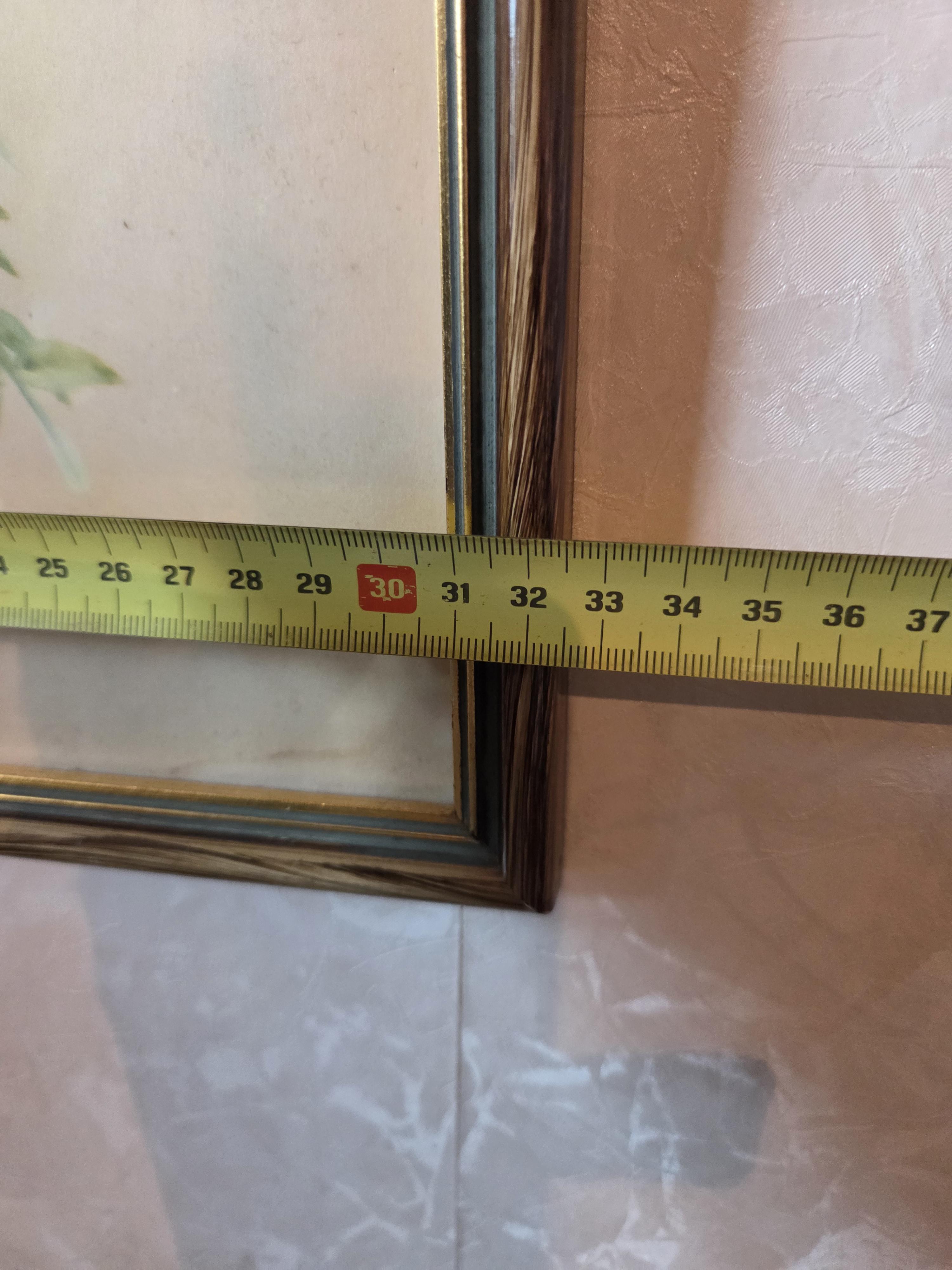 Ingekaderde prent met kolibries en bloemen, gesigneerd Cellan lot 15 – foto 5 – kavel bij Goeiendeal, Jette
