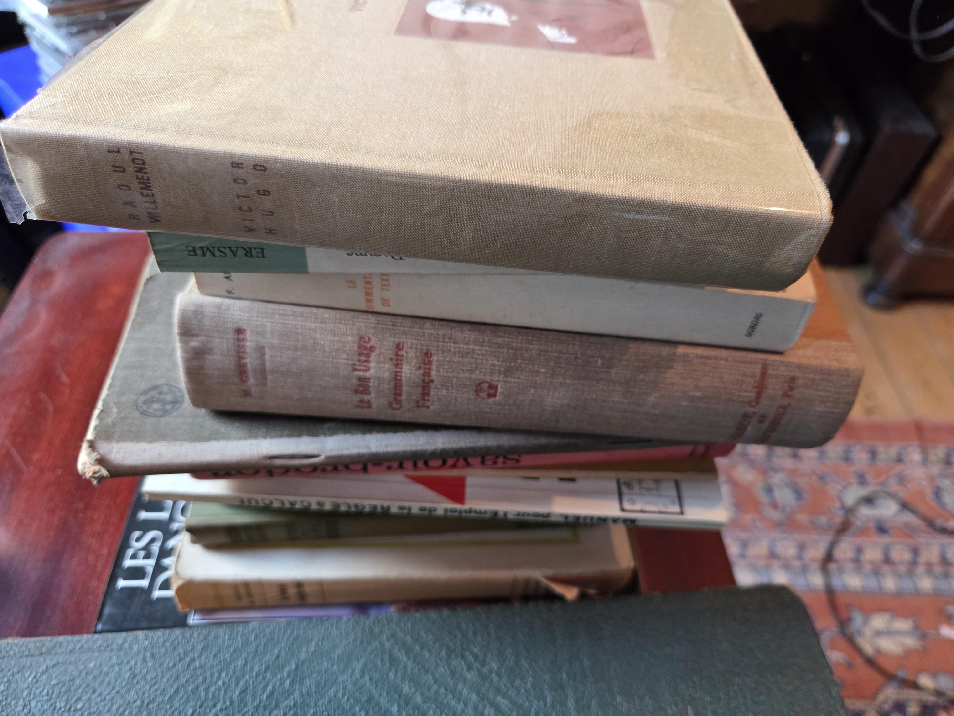 Stapel boeken waaronder "Grammaire Supérieure" van Larousse en "L'Art en Belgique" lot 32 – foto 4 – kavel bij Goeiendeal, Jette