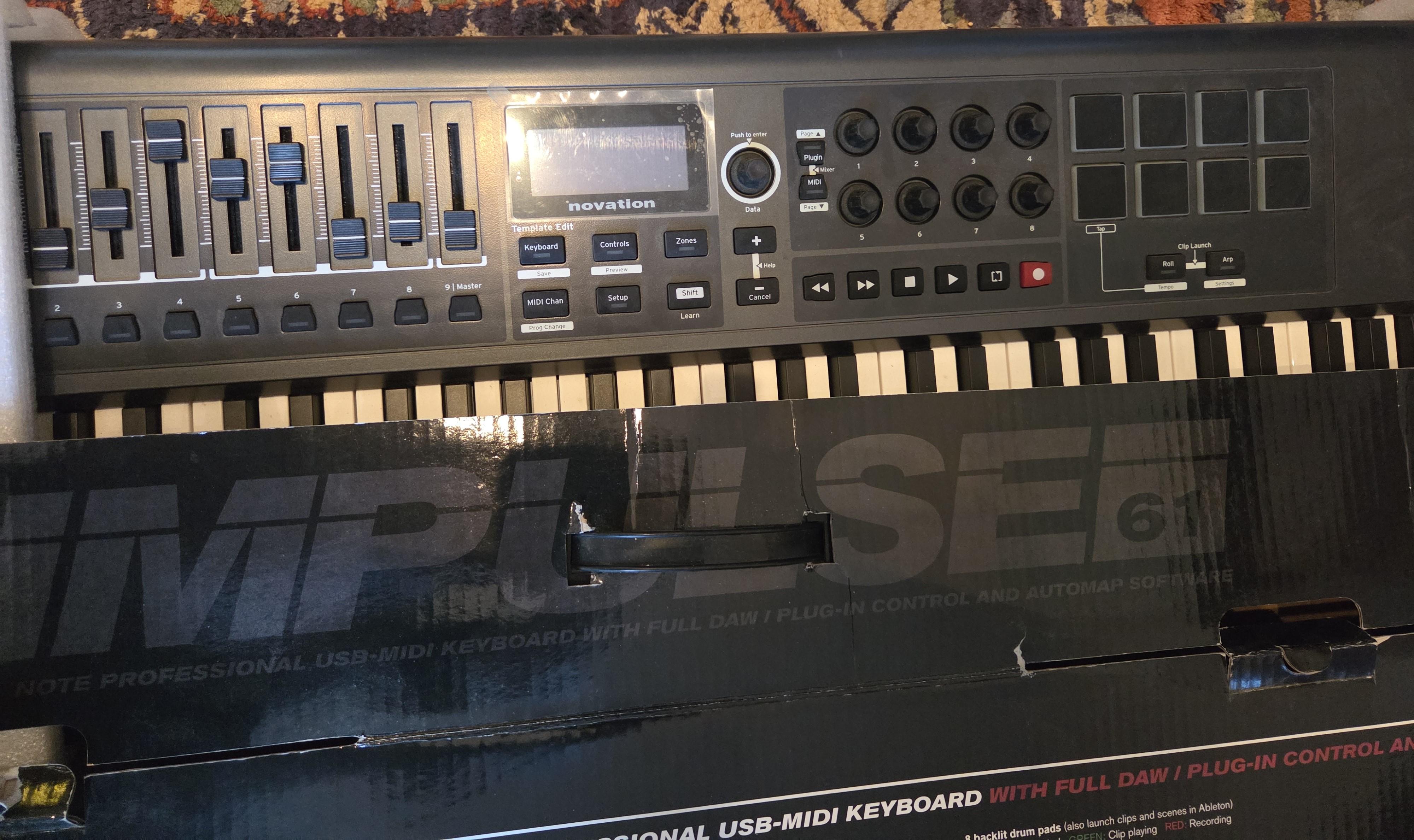 Professioneel USB-MIDI keyboard van Novation, model Impulse 61 in originele doos lot 34 – foto 4 – kavel bij Goeiendeal, Jette