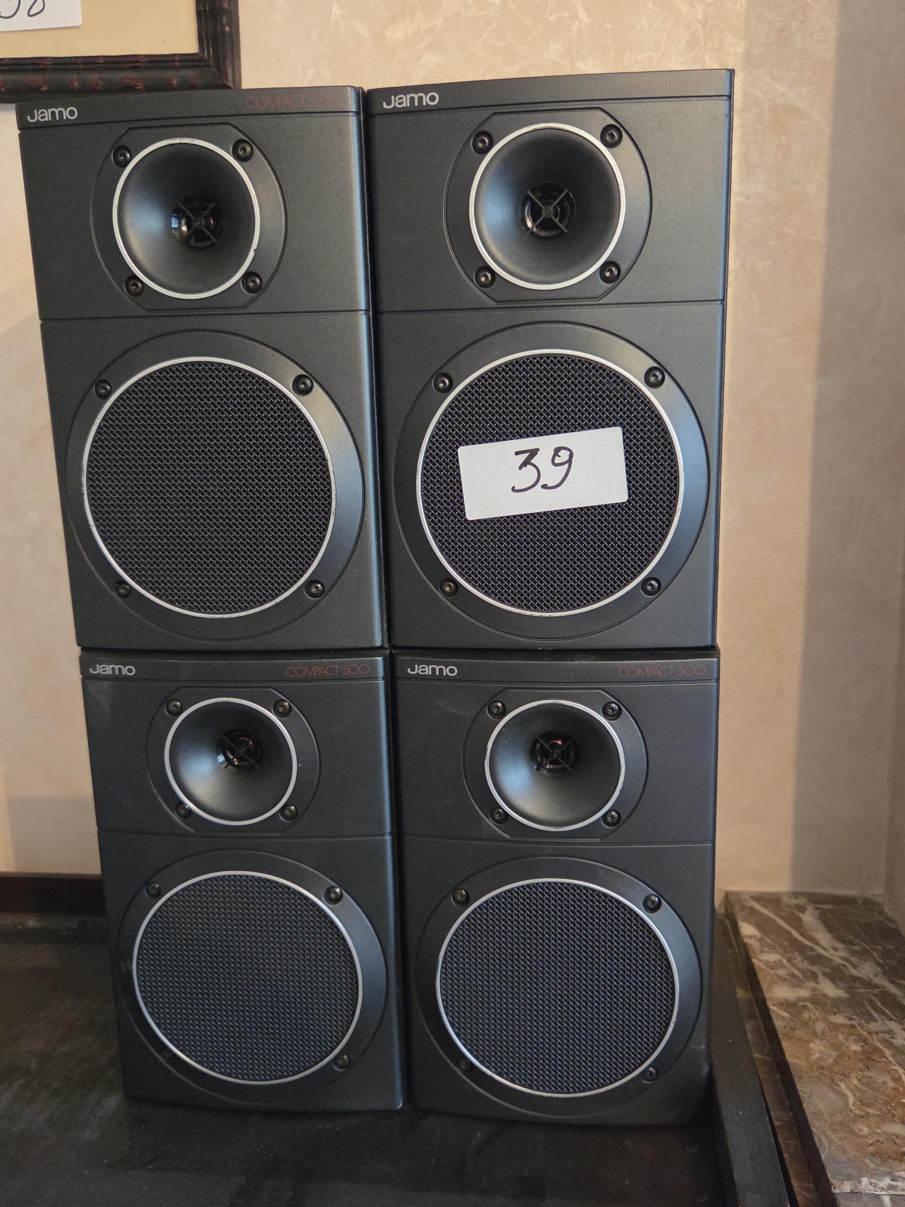 Set van 4 luidsprekers van Jamo, model Compact 500 lot 39 – kavel bij Goeiendeal, Jette