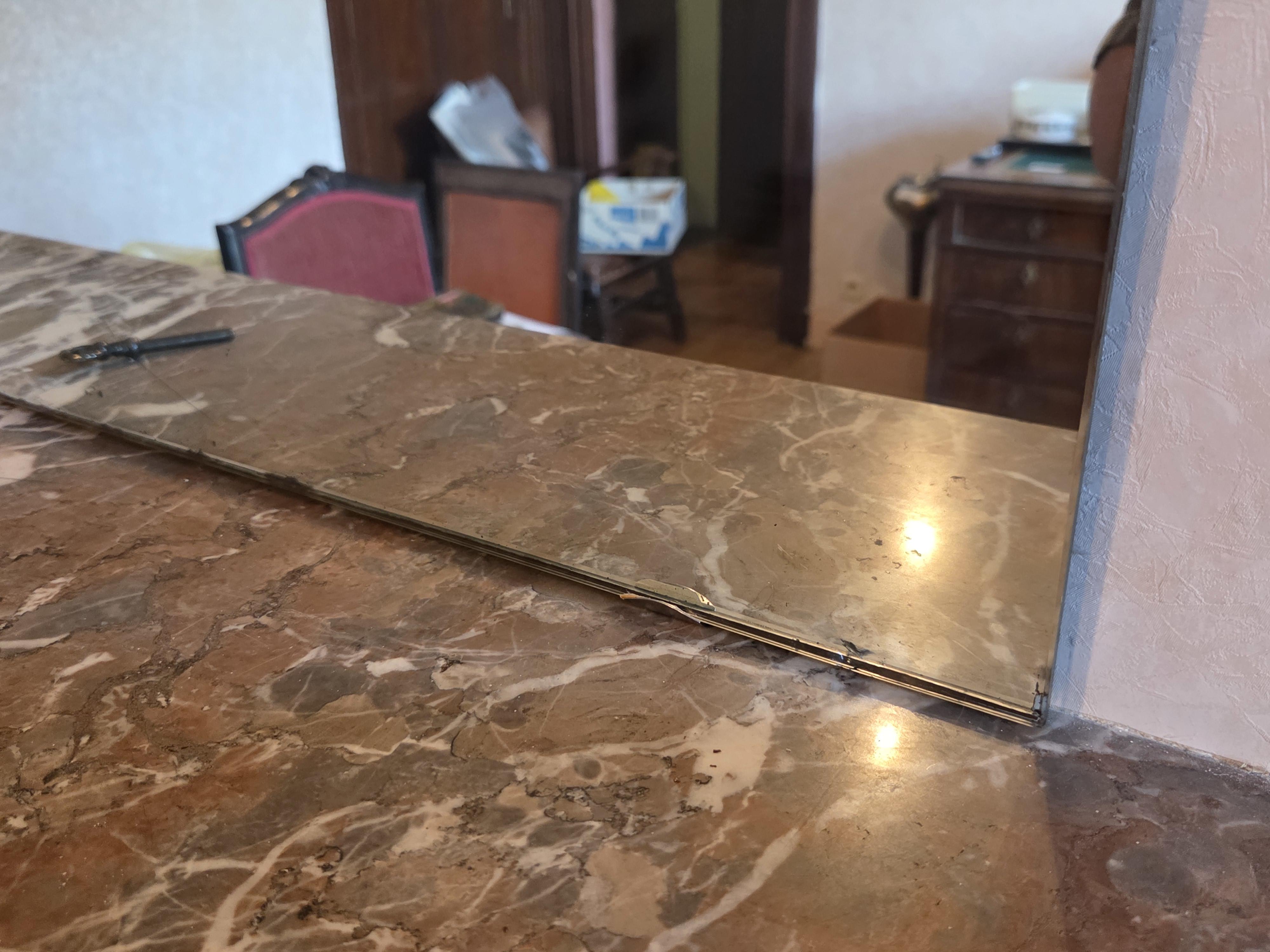 Grote, strakke schouwspiegel met facetrand lot 46 – foto 2 – kavel bij Goeiendeal, Jette
