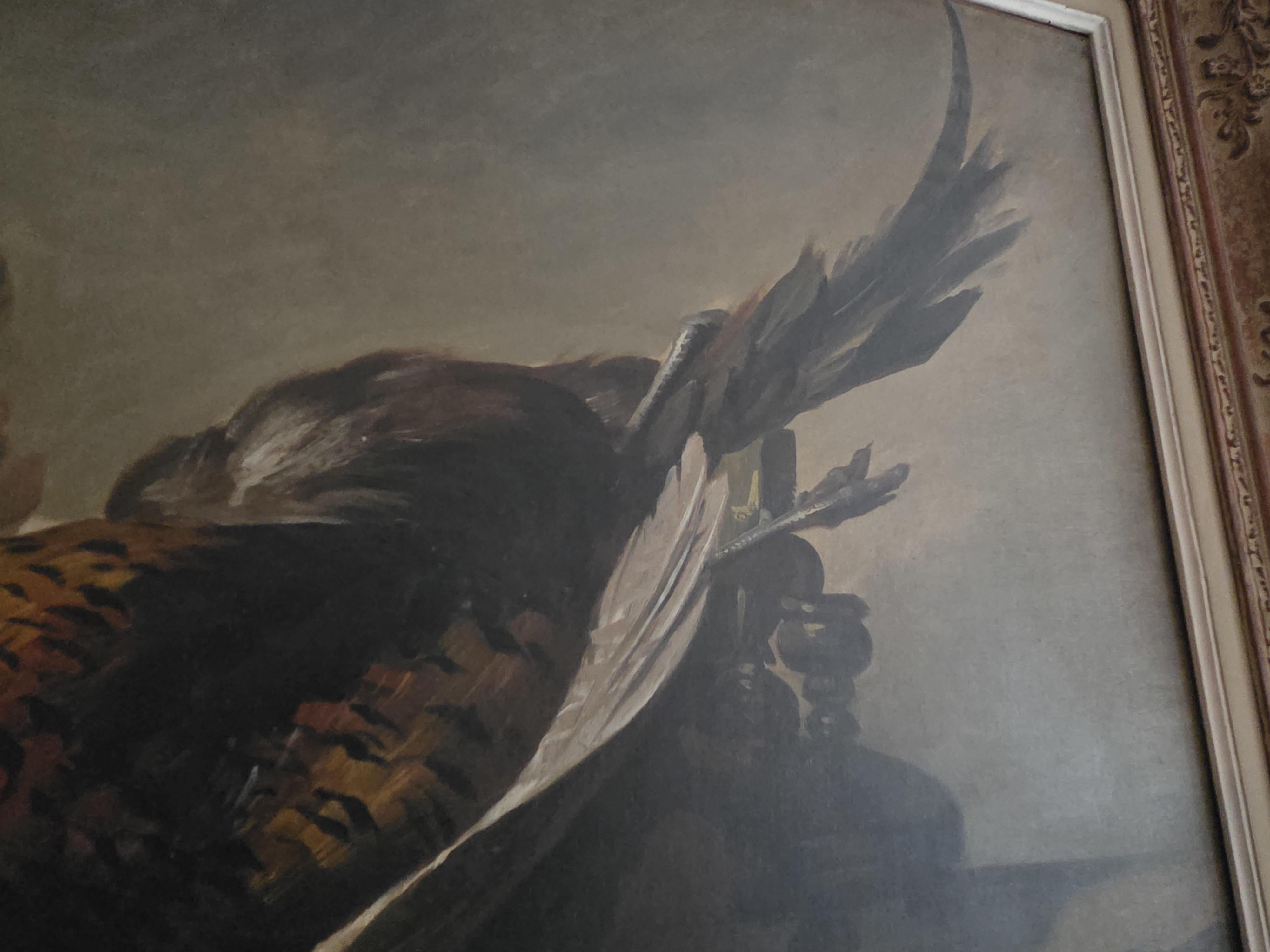Schilderij, stilleven met een dode fazant in een rijk gedecoreerde barokke kader lot 72 – foto 3 – kavel bij Goeiendeal, Jette