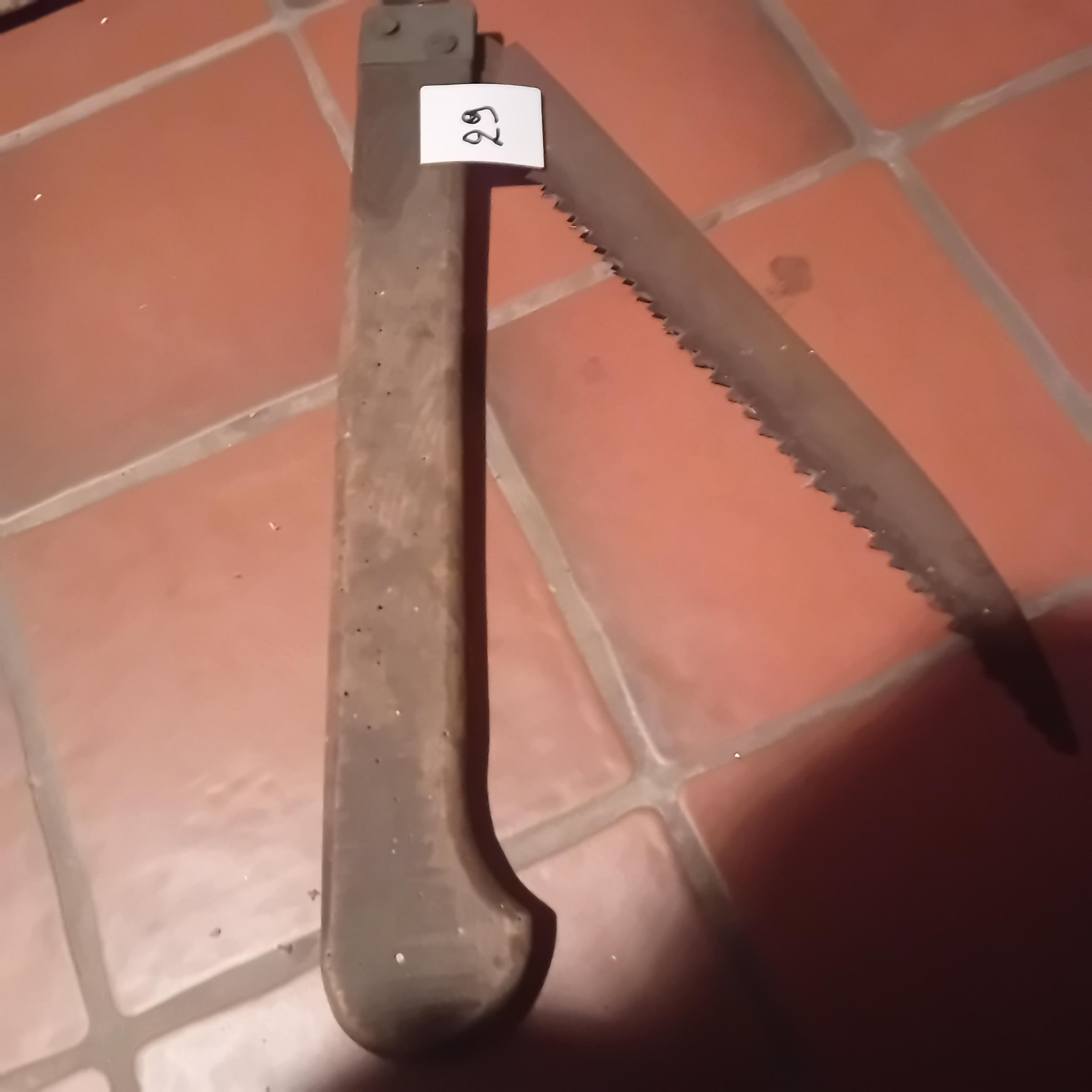 Klassieke handzaag met grof getande zijde lot 29 – kavel bij Goeiendeal, Lommel
