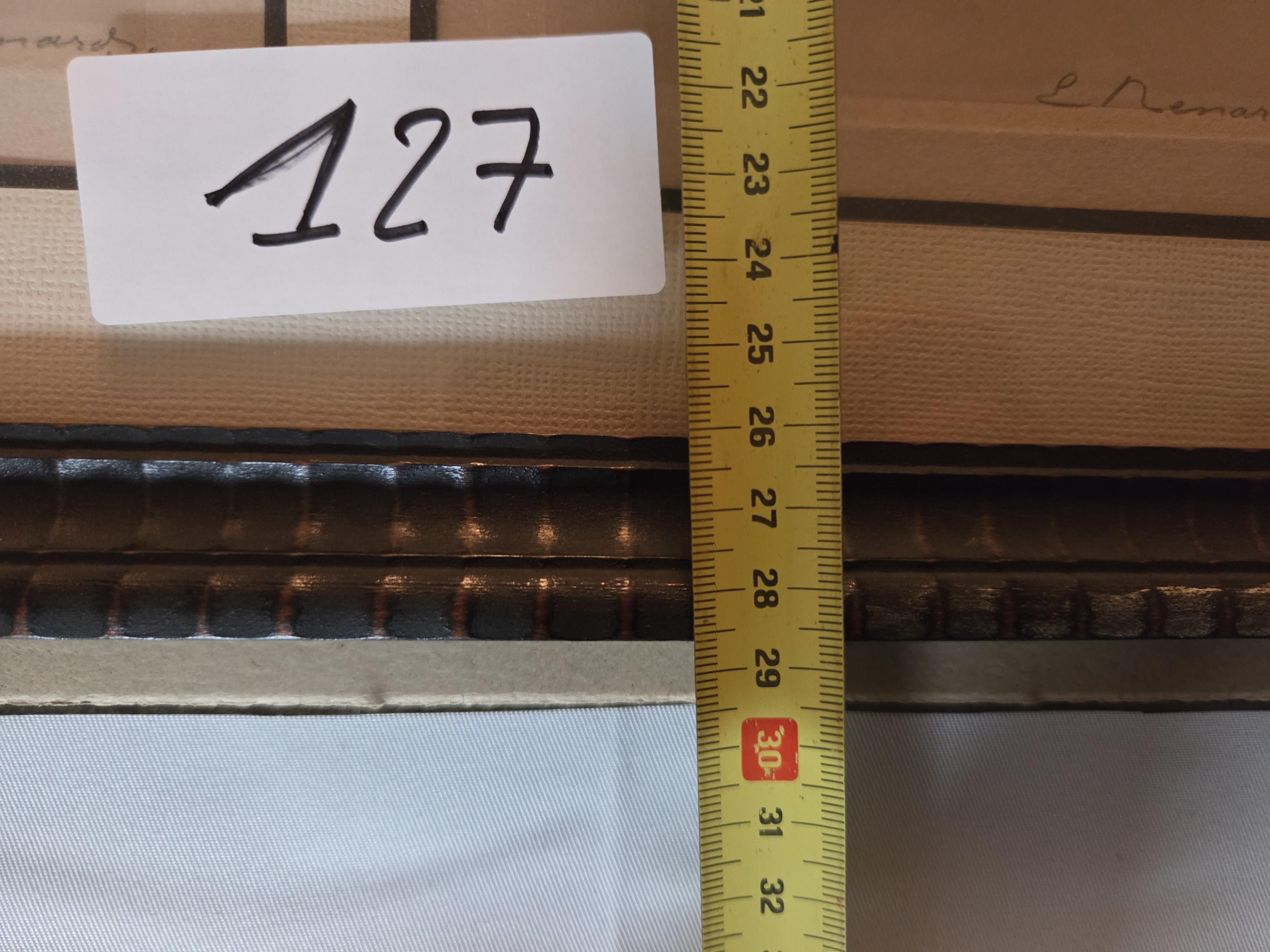 Dubbelportret in een kader met twee getekende legerofficieren/hoogwaardigheidsbekleders, gesigneerd L. Renard – Lot 127 – foto 4 – kavel bij Goeiendeal, Jette