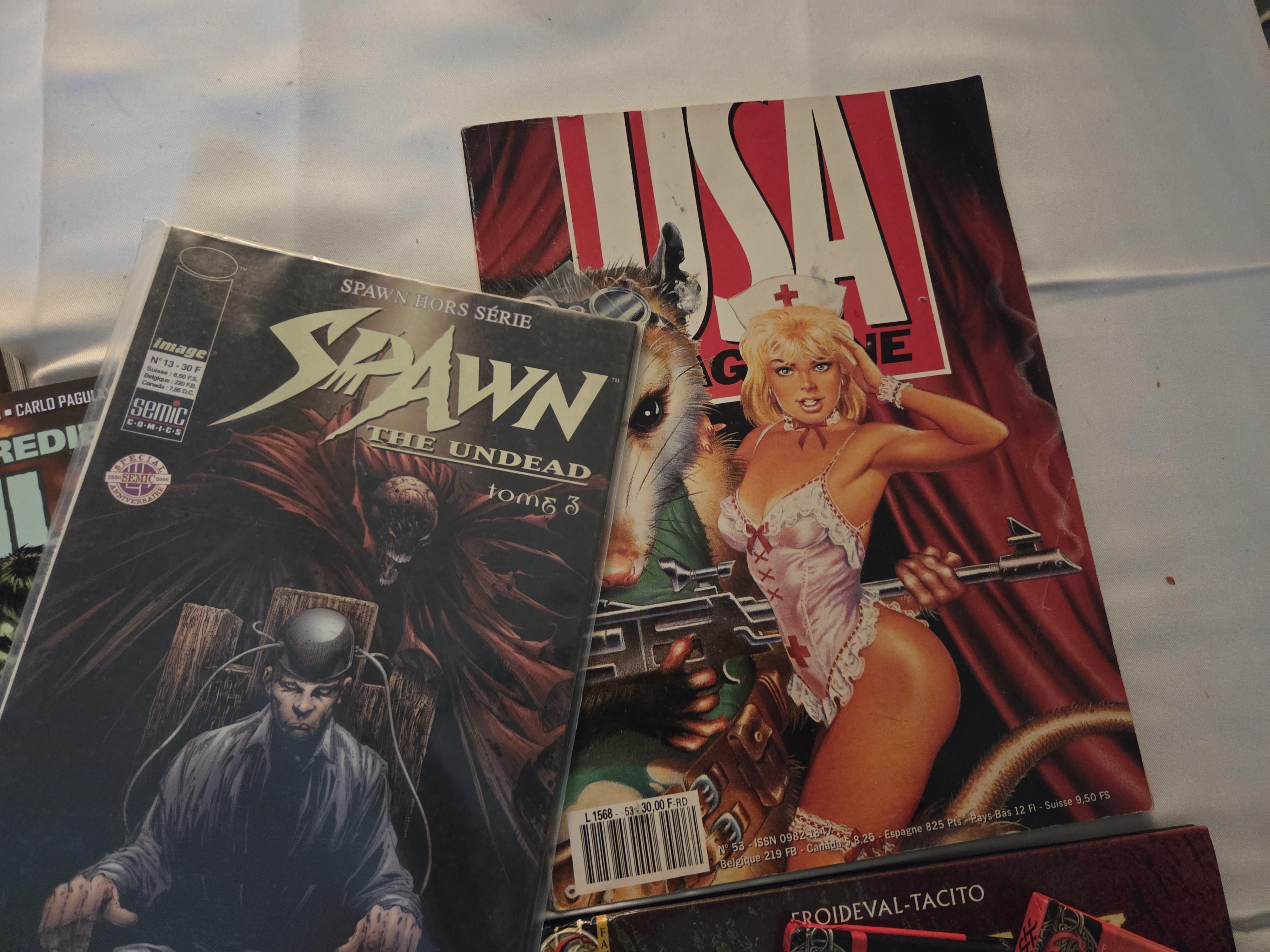 Verzameling comics van diverse reeksen, waaronder Claudia Chevalier Vampire, 666, Batman, The Incredible Hulk, Spawn en USA Magazine – Lot 142 – foto 4 – kavel bij Goeiendeal, Jett