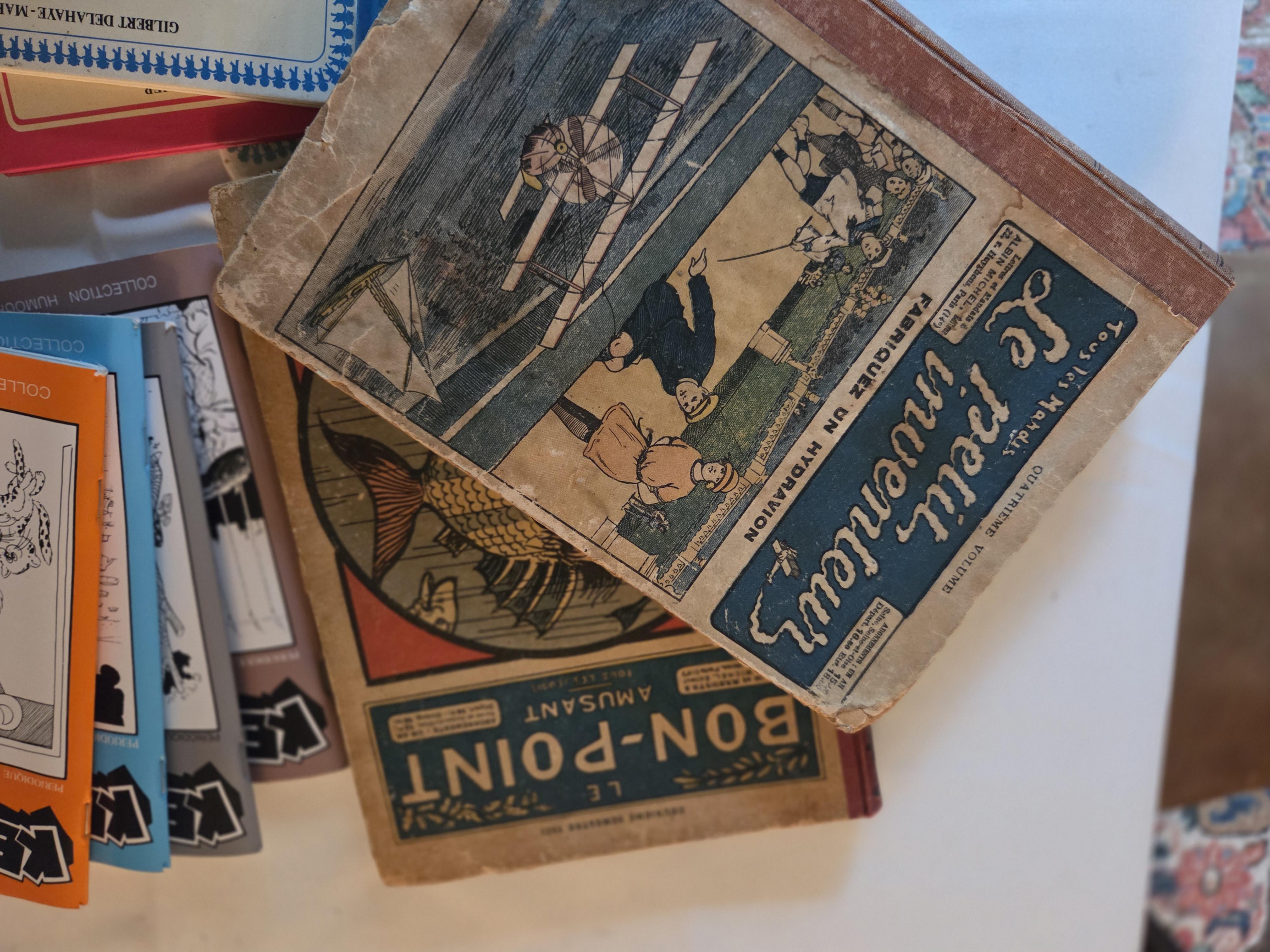 Kavel diverse Franstalige en Engelstalige lees-en prentenboeken, waaronder Martine au parc, fables de La Fontaine en Batman The Dark Knight Return… – foto 3 – kavel bij Goeiendeal,