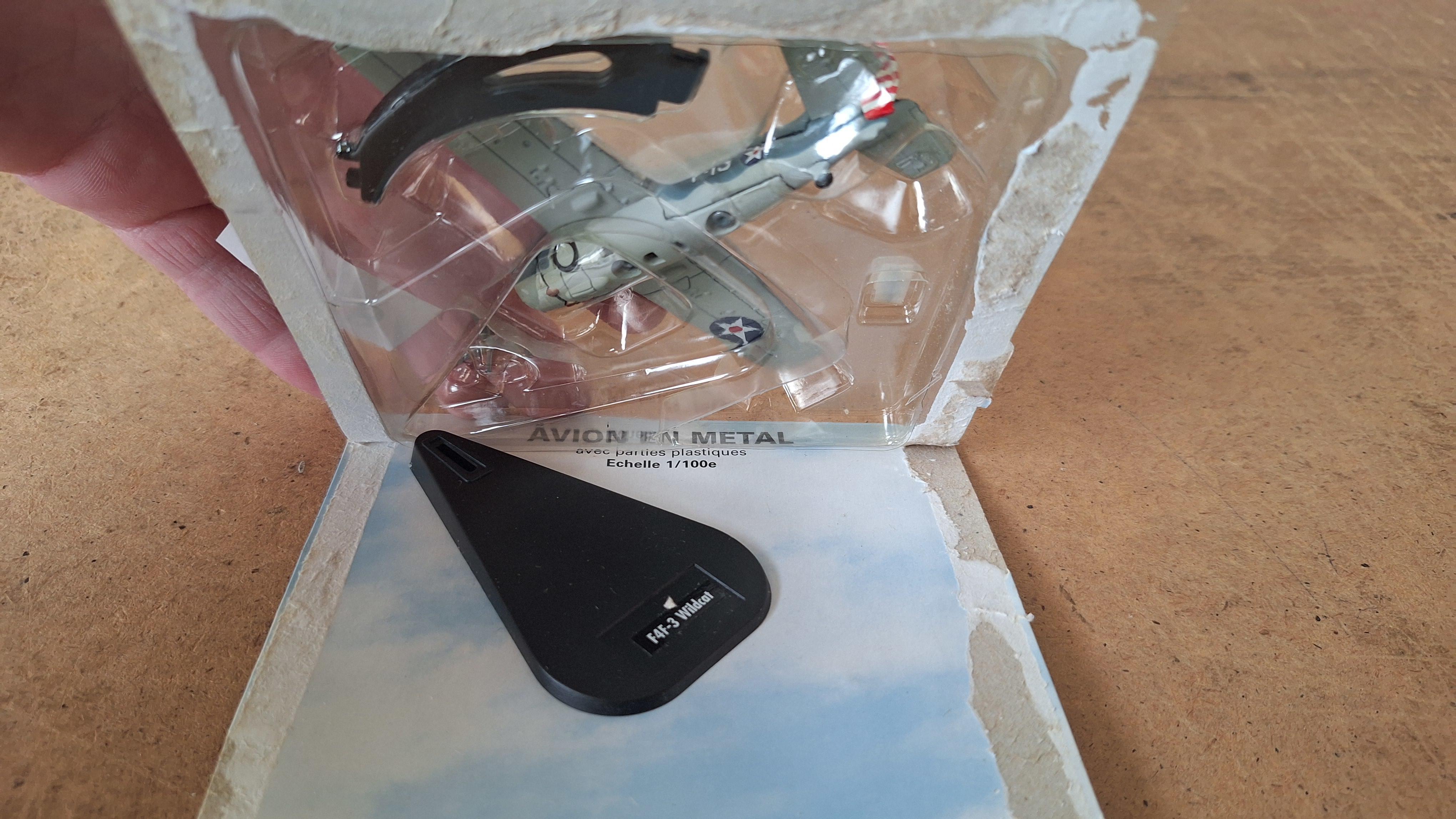 Modelvliegtuig Grumman F4F Wildcat - "Avion en Metal" Editie – foto 2 – kavel bij Goeiendeal