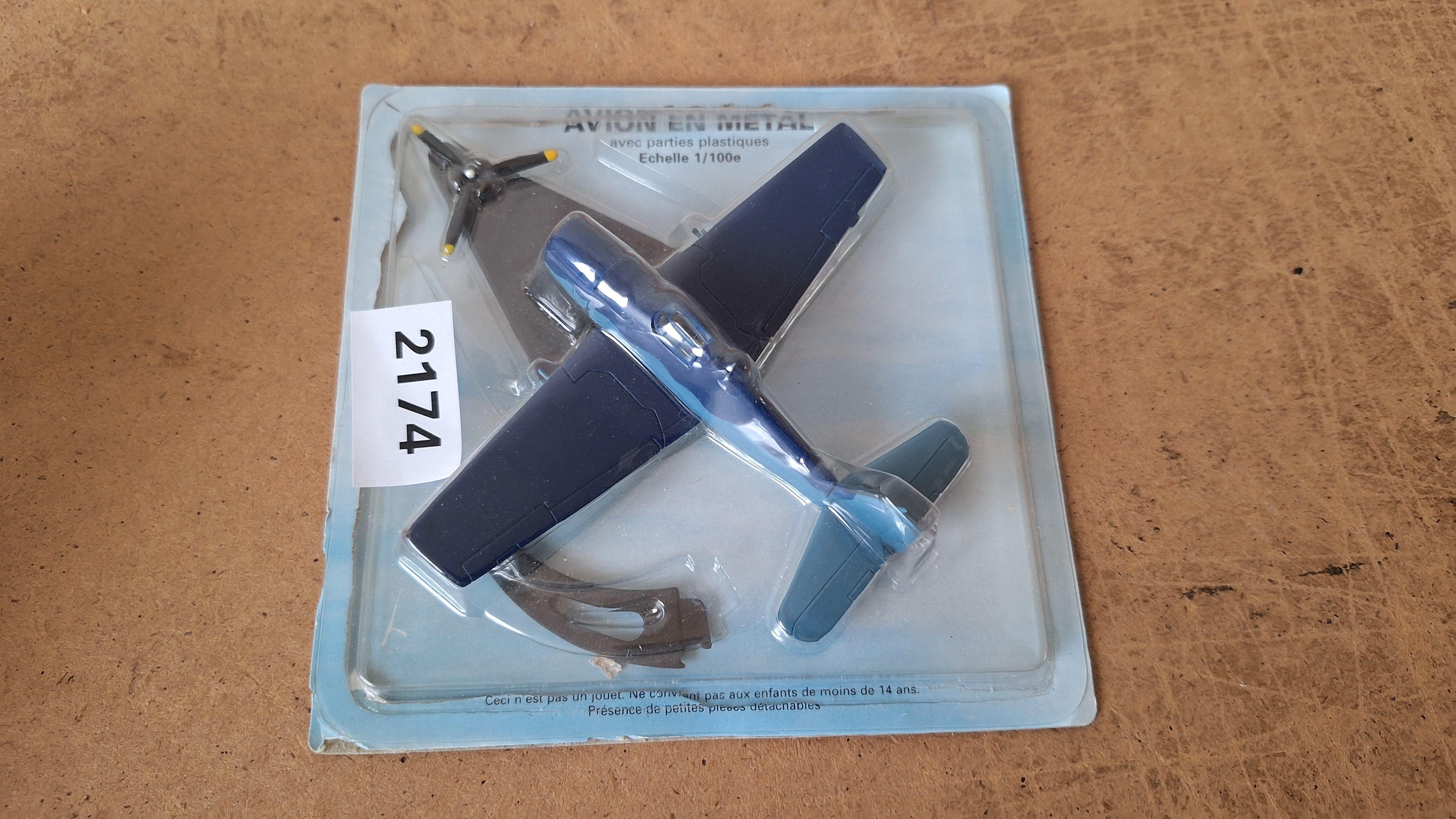 Modelvliegtuig Grumman F6F Hellcat - "Avion en Metal" Editie – kavel bij Goeiendeal