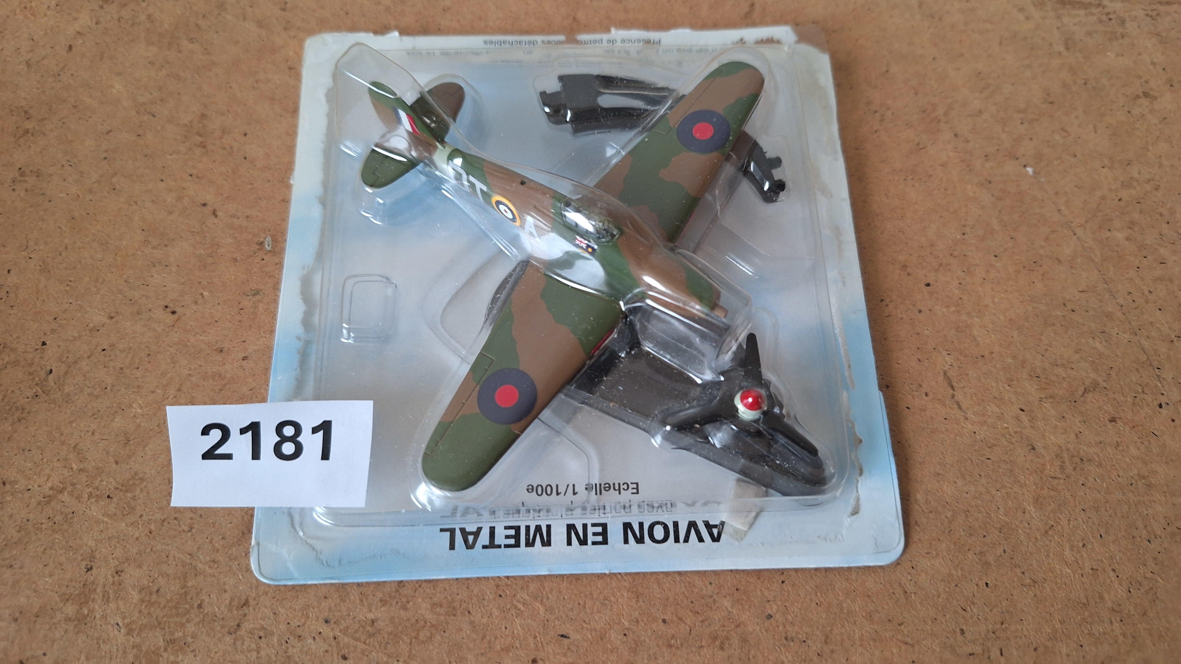 Modelvliegtuig Hawker Hurricane Mk I - "Avion en Metal" Editie – kavel bij Goeiendeal