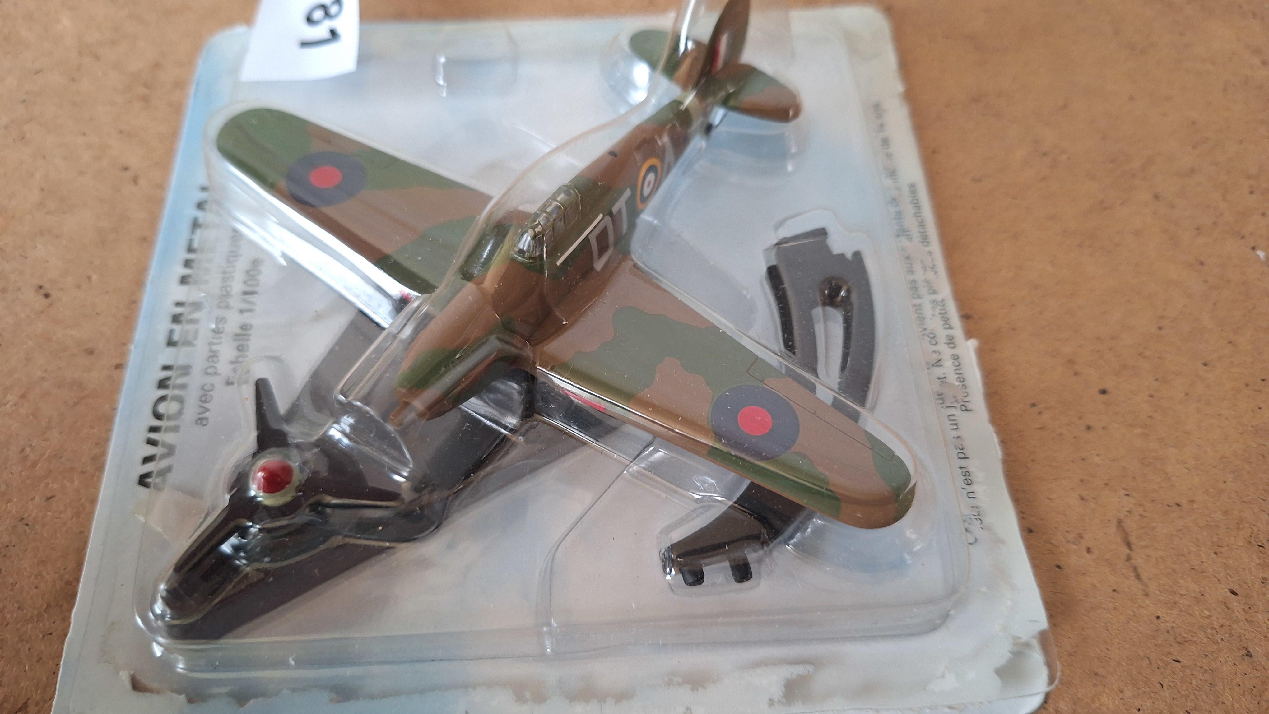 Modelvliegtuig Hawker Hurricane Mk I - "Avion en Metal" Editie – foto 2 – kavel bij Goeiendeal