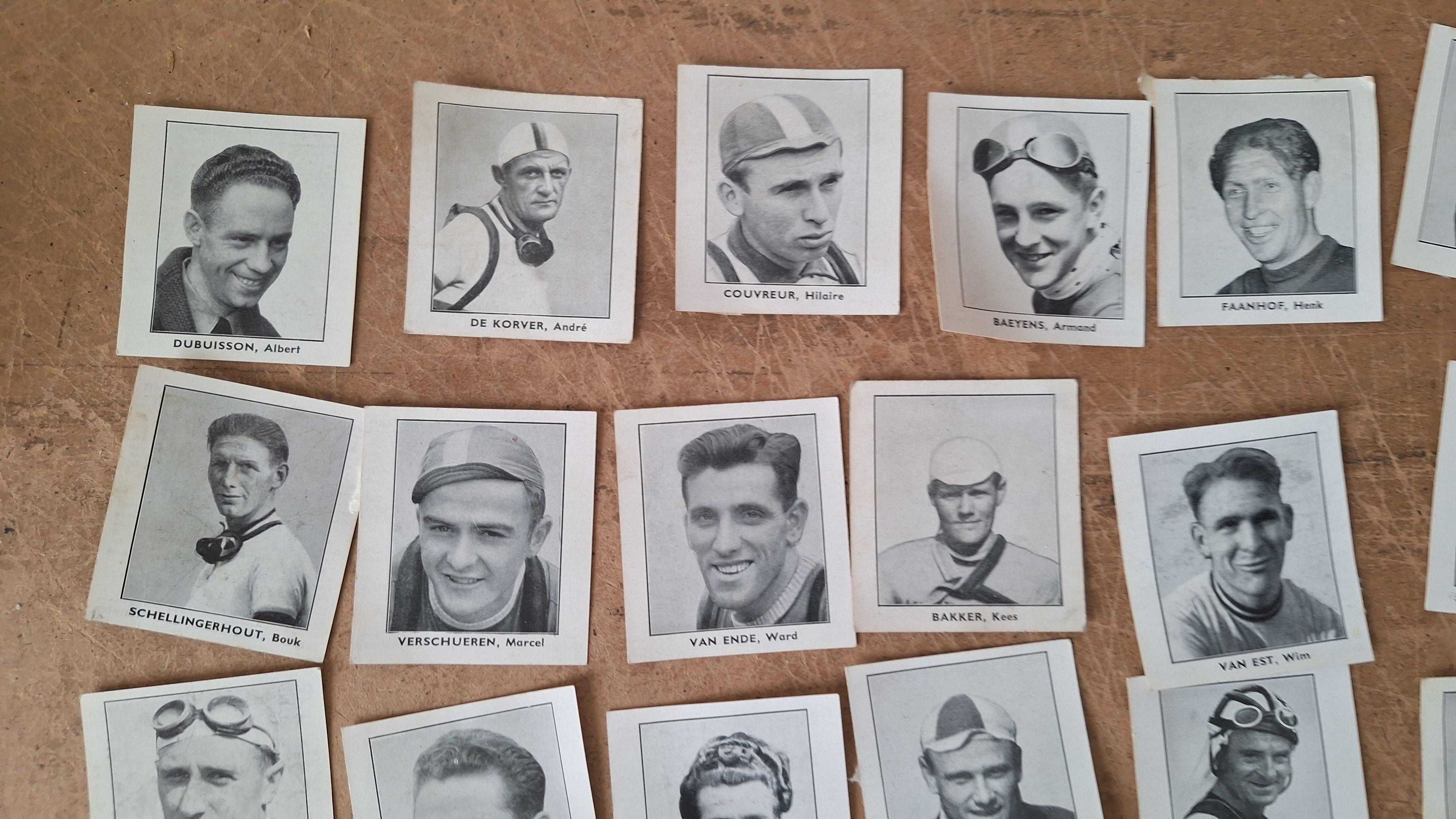 Wielerkaarten Giants de la Route / Baanreuzen - Belgian Chewing Gum Cy (29 stuks) – foto 2 – kavel bij Goeiendeal