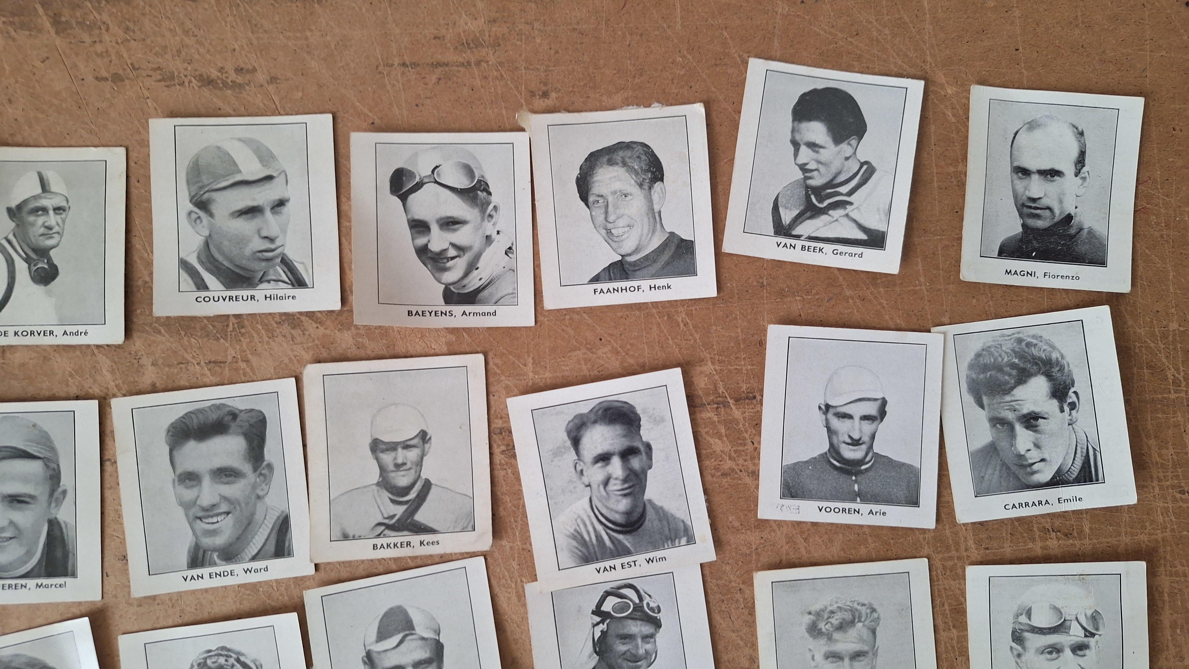 Wielerkaarten Giants de la Route / Baanreuzen - Belgian Chewing Gum Cy (29 stuks) – foto 3 – kavel bij Goeiendeal